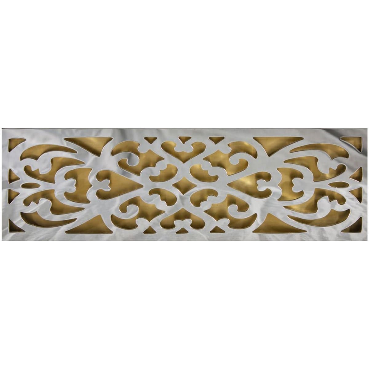 satin stainless steel panel
