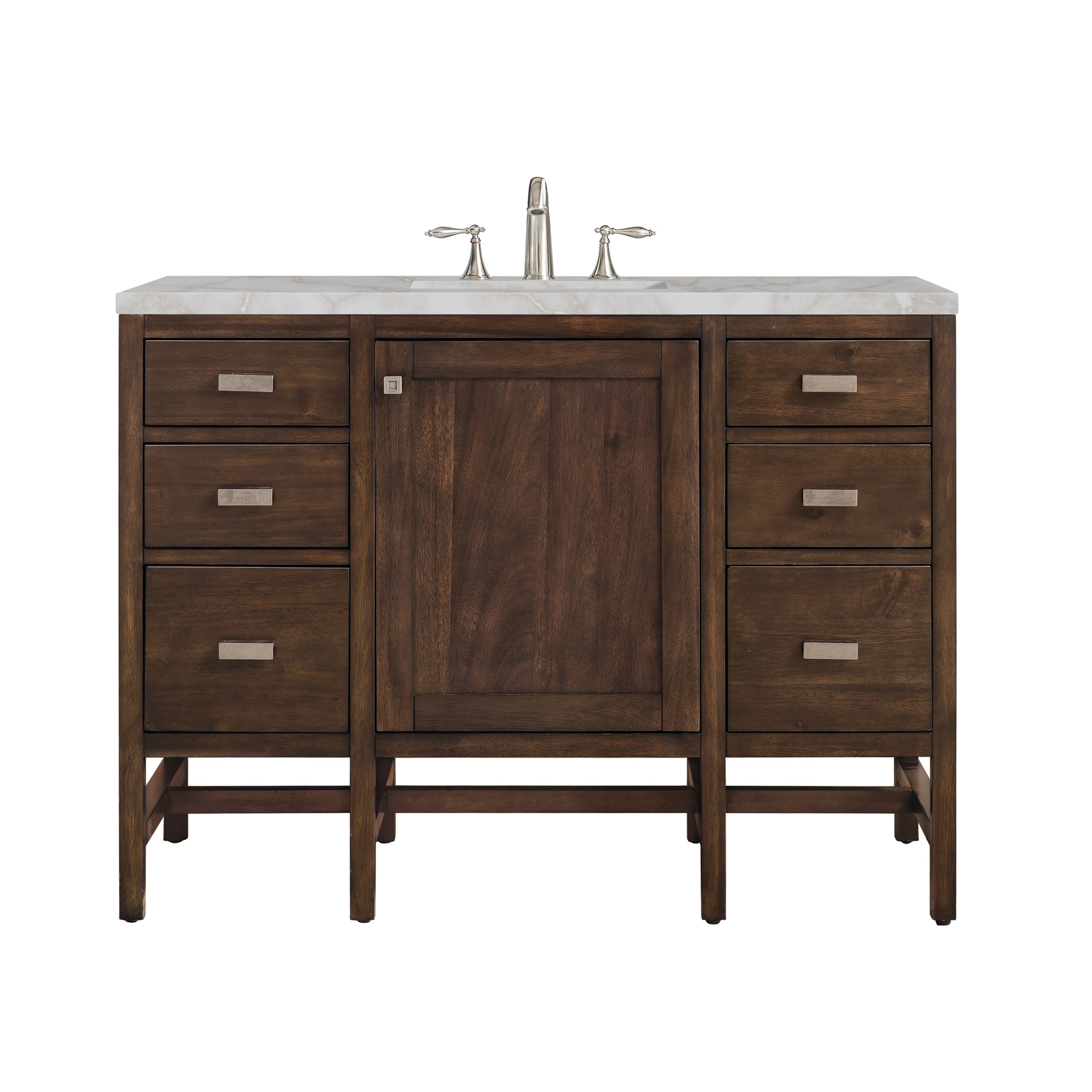 James Martin Vanities Addison 48" Single Vanity - Mid-Century Acacia