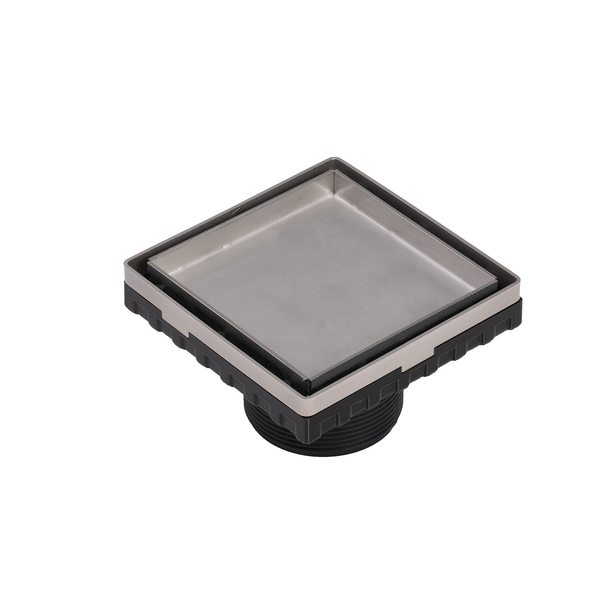 Infinity Drain 4"x4" LT4 Tile Drain Strainer Pro Center Drain Kit-2" Throat