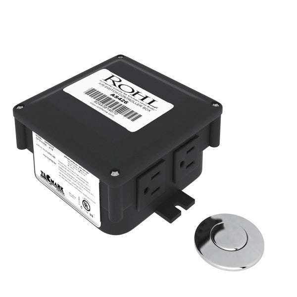 polished chrome control box