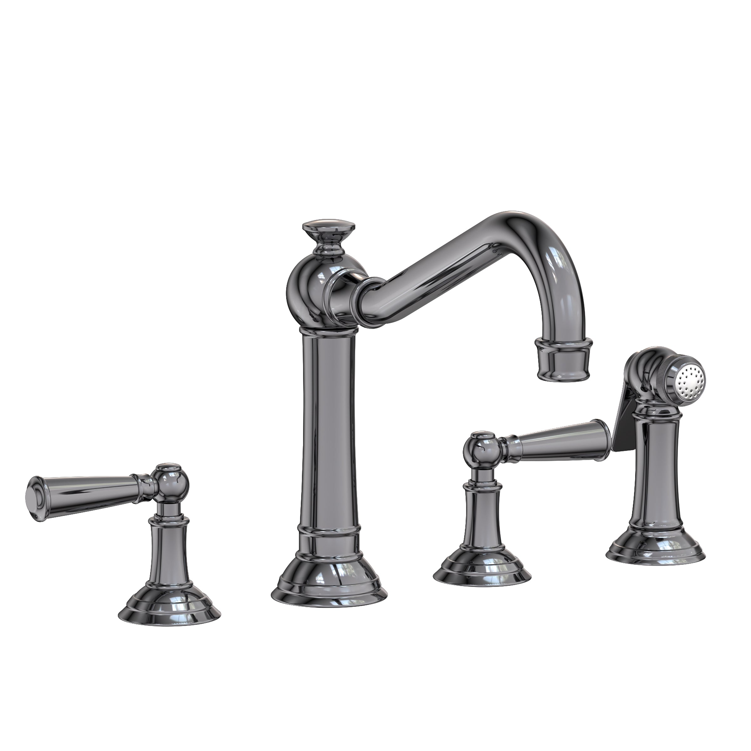 Newport Brass Jacobean Kitchen Faucet with Side Spray