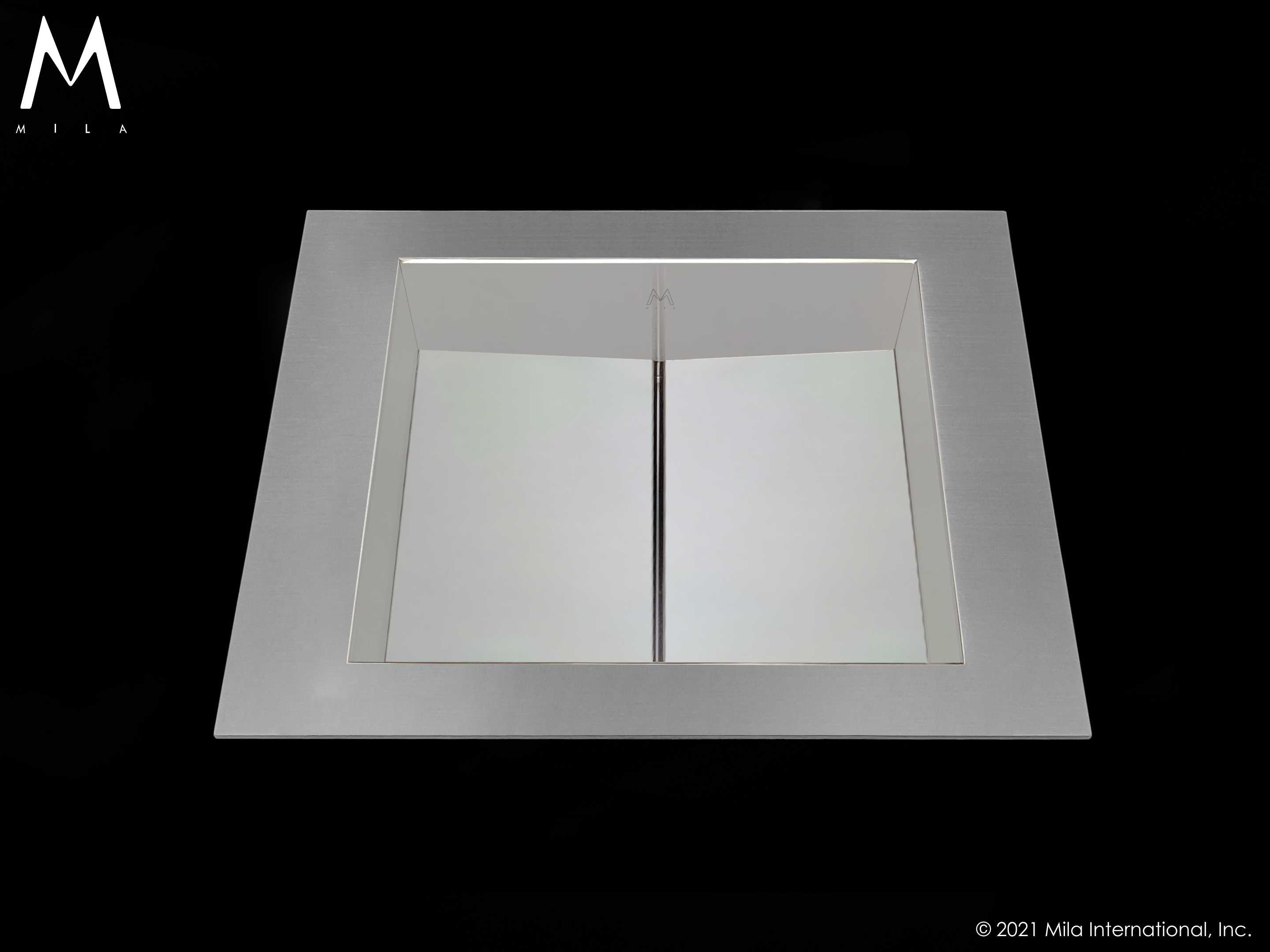 MILA ATELIER Bathroom Tri-Mount 21 x 17 Bathroom Sink