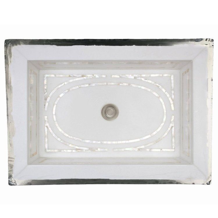 white marble sink