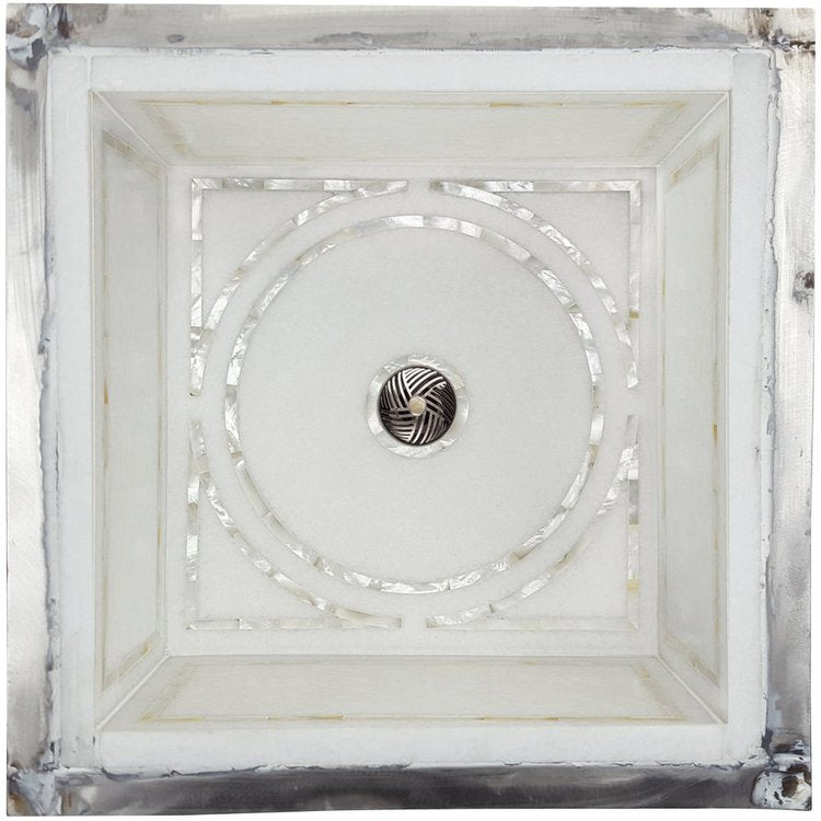 white marble sink