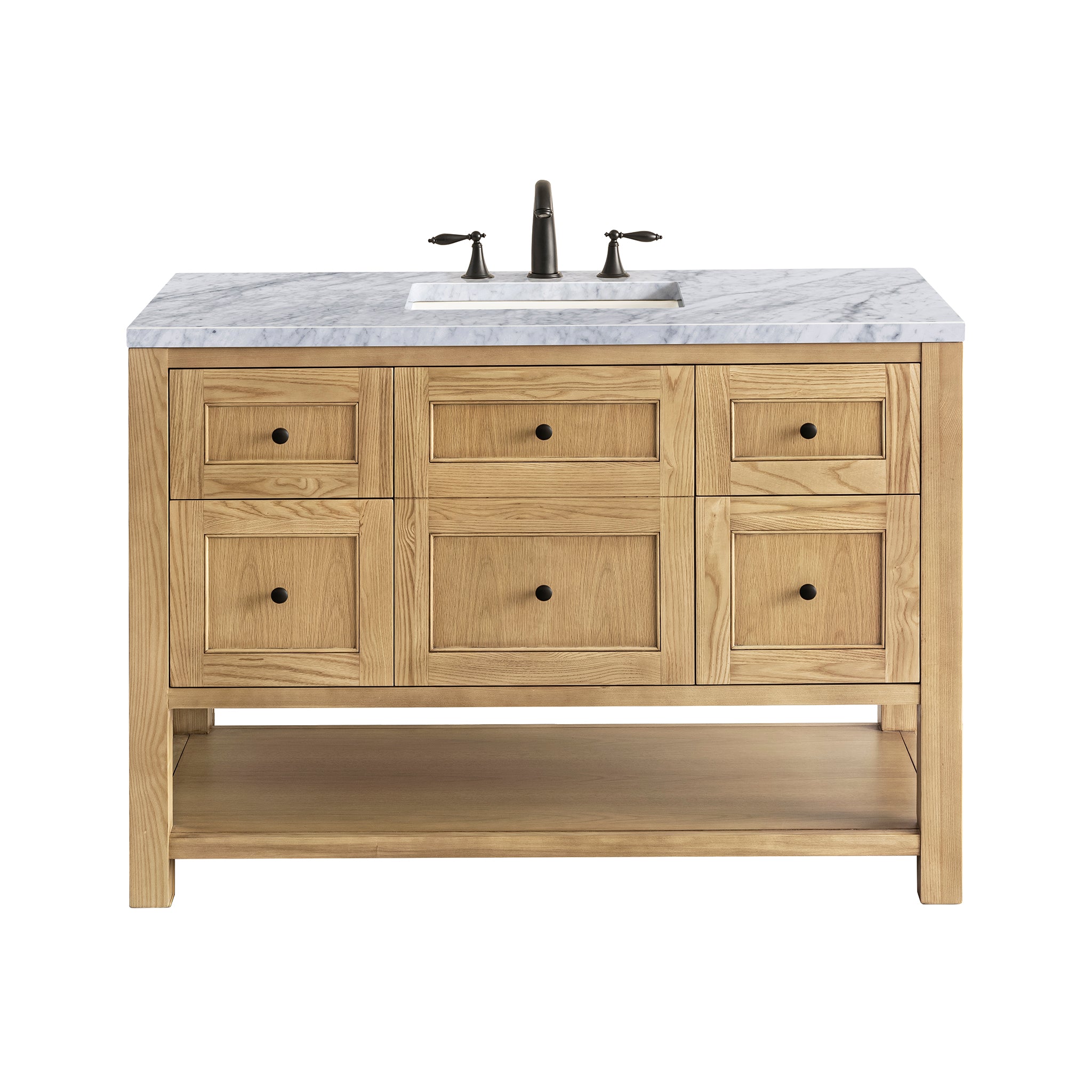 James Martin Vanities Breckenridge 48" Single Vanity - Light Natural Oak