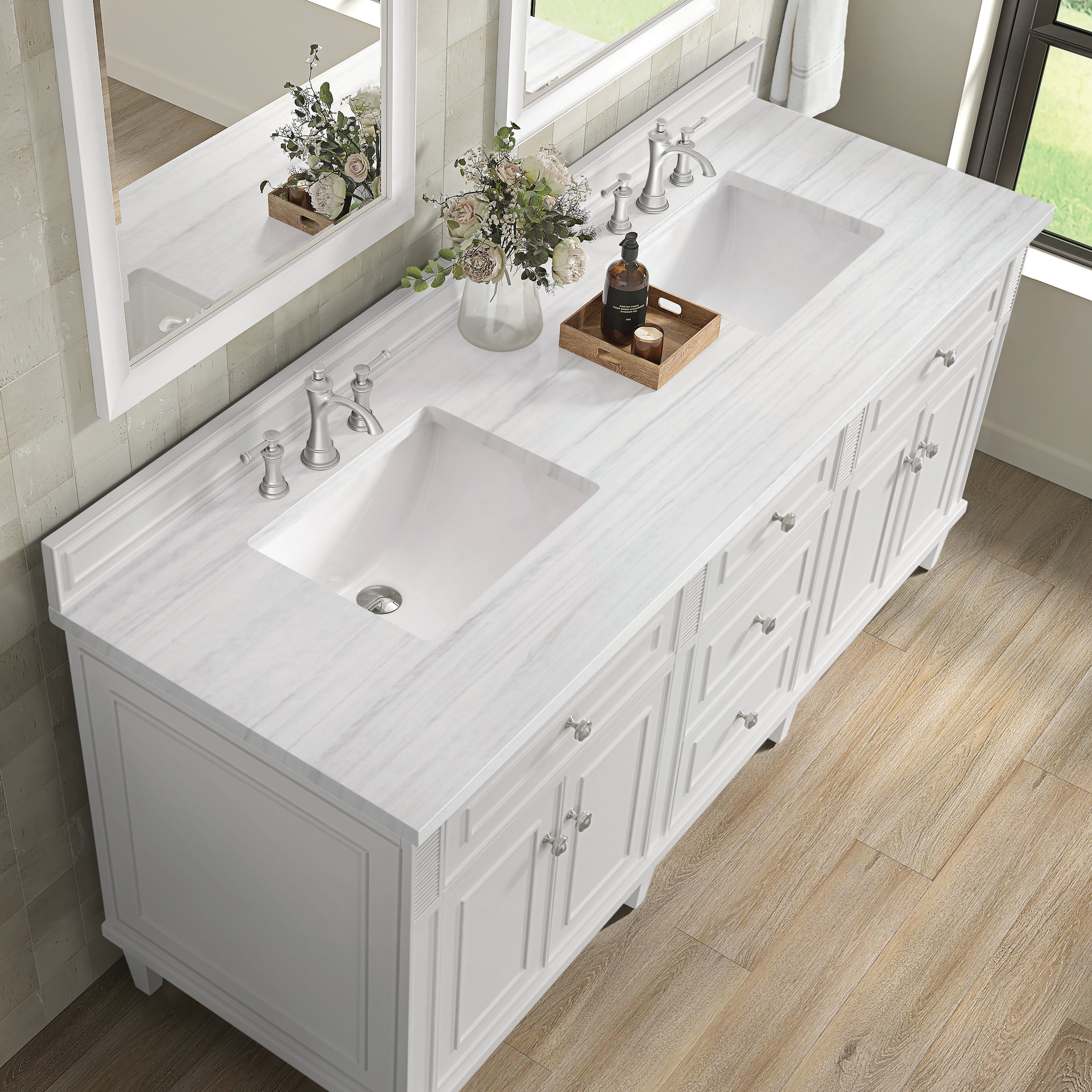 arctic fall solid surface top vanity