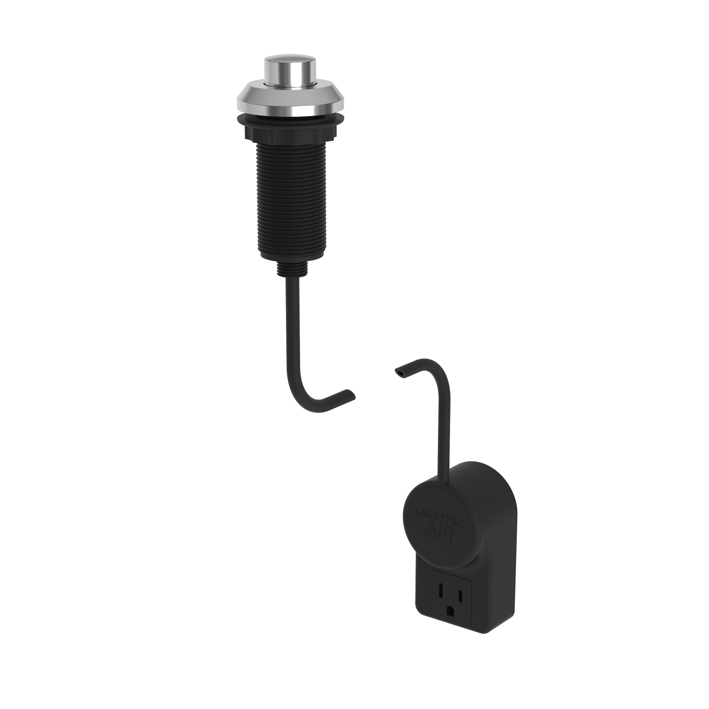 polished chrome disposer switch