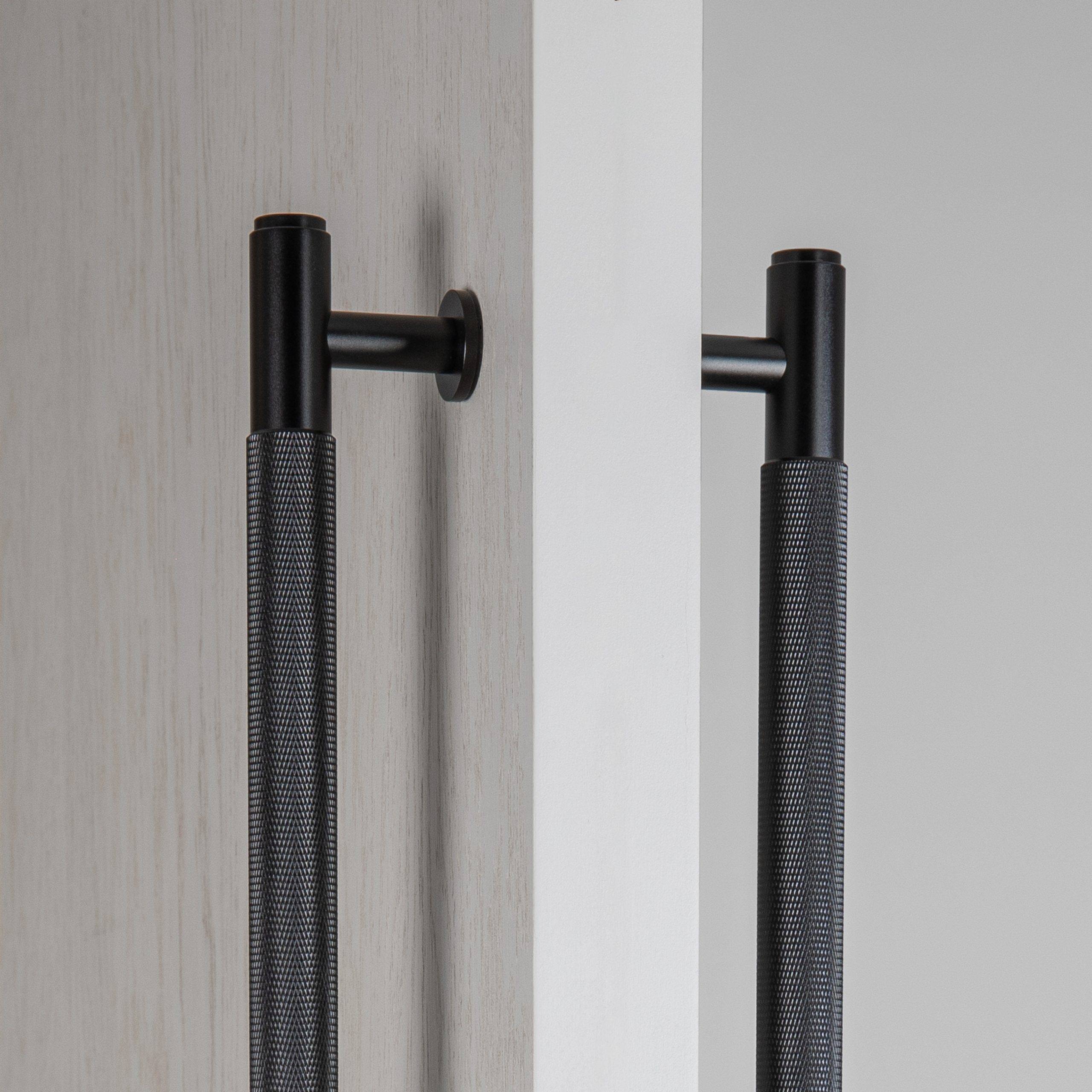 black door handle