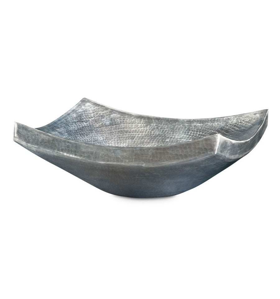 nickel hammered sink