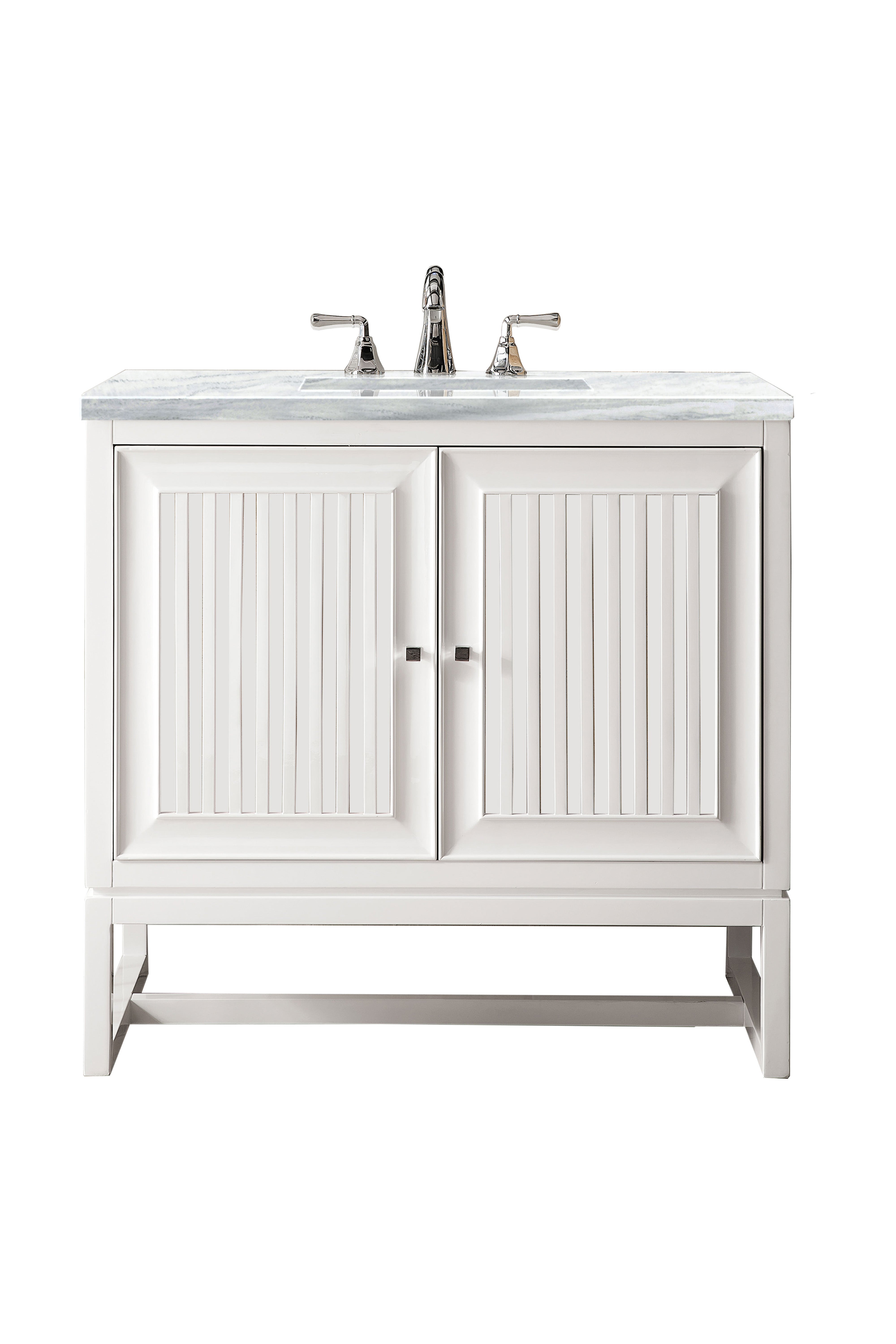 James Martin Vanities Athens 36" Single Vanity - Glossy White