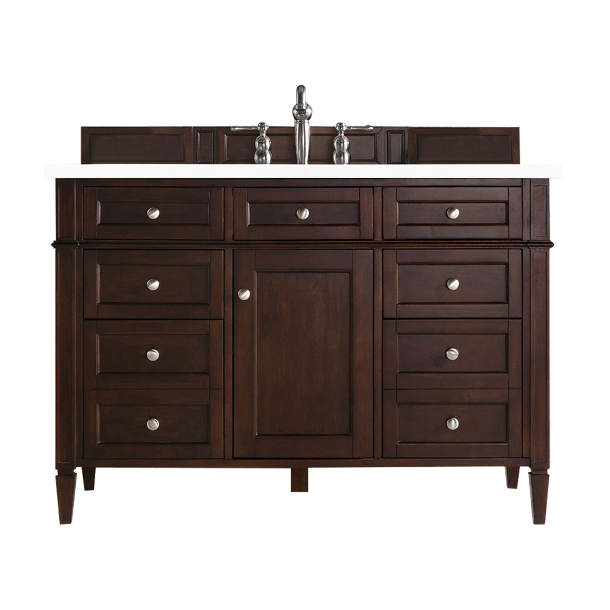 James Martin Vanities Brittany 48" Single Vanity - Burnished Mahogany