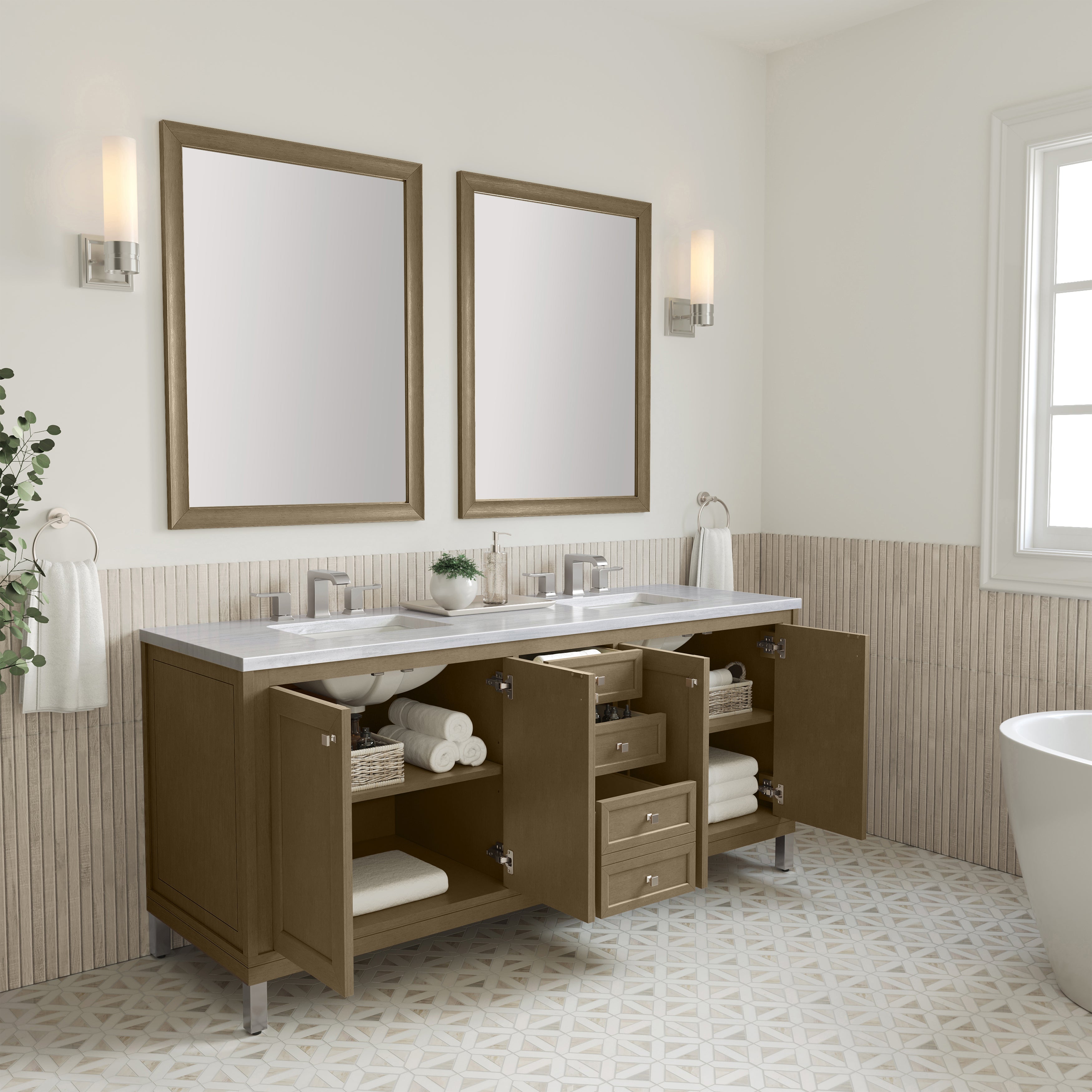 arctic fall solid surface top vanity