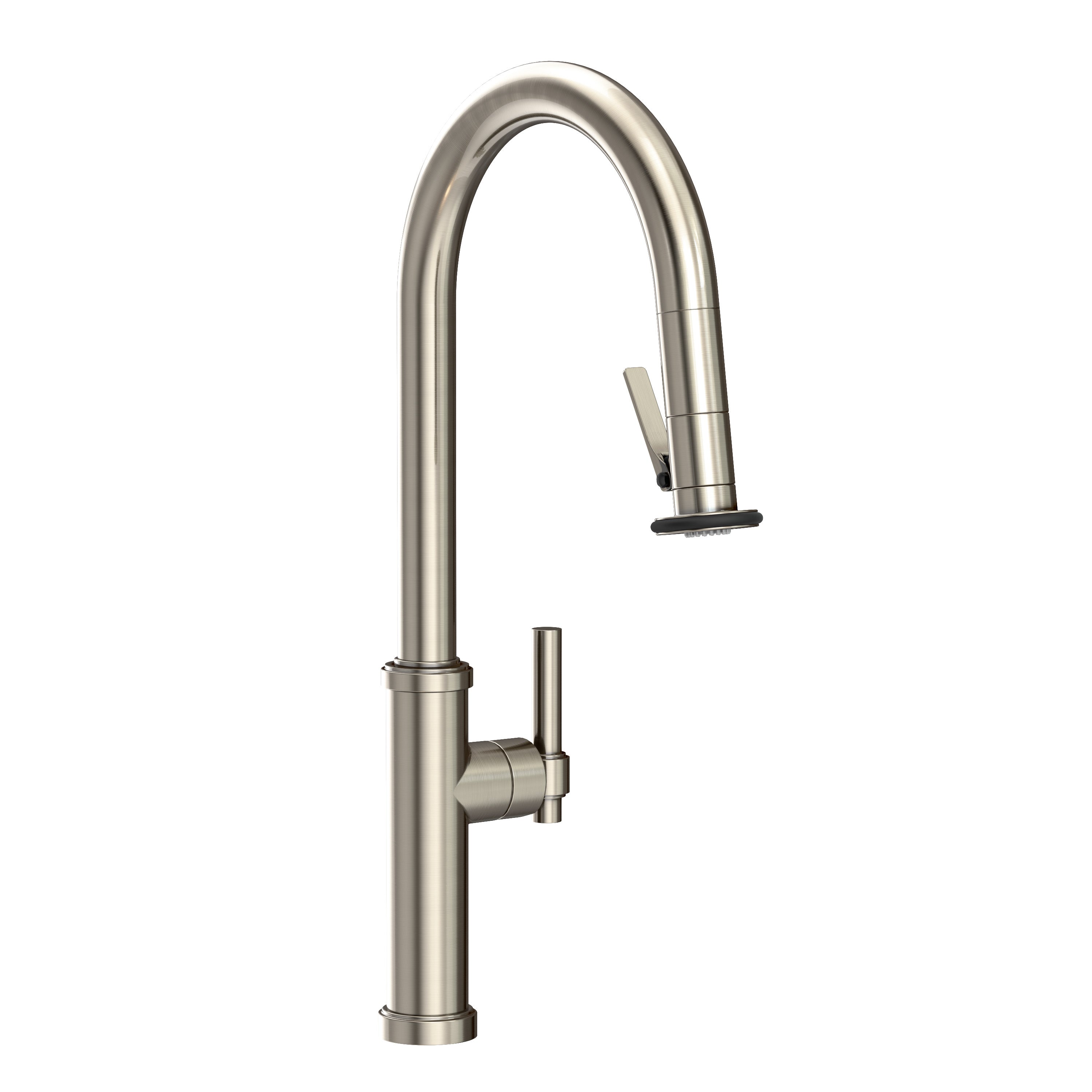 Newport Brass Seager Pull-Down Kitchen Faucet with Lever Controled Spray