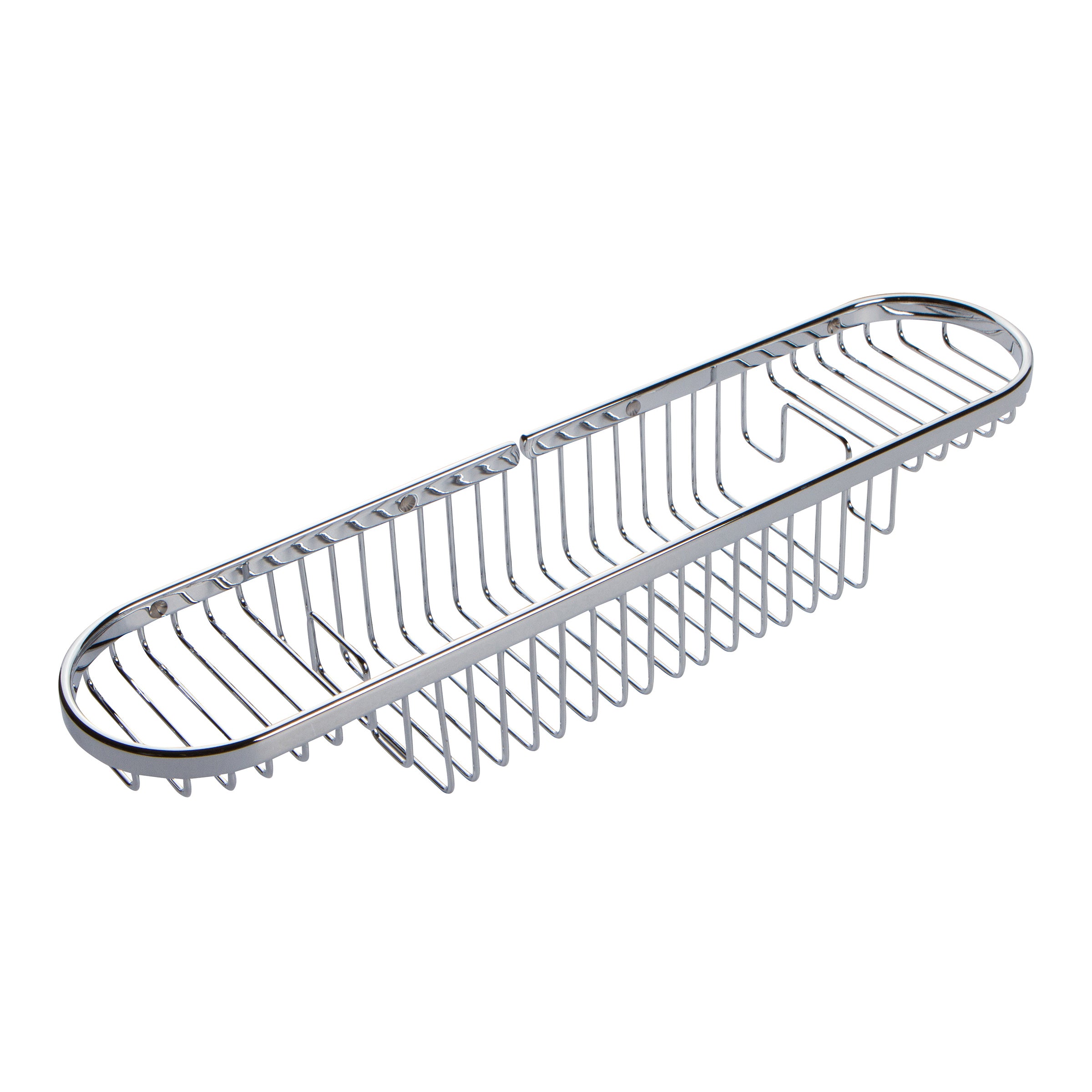 polished chrome combination basket