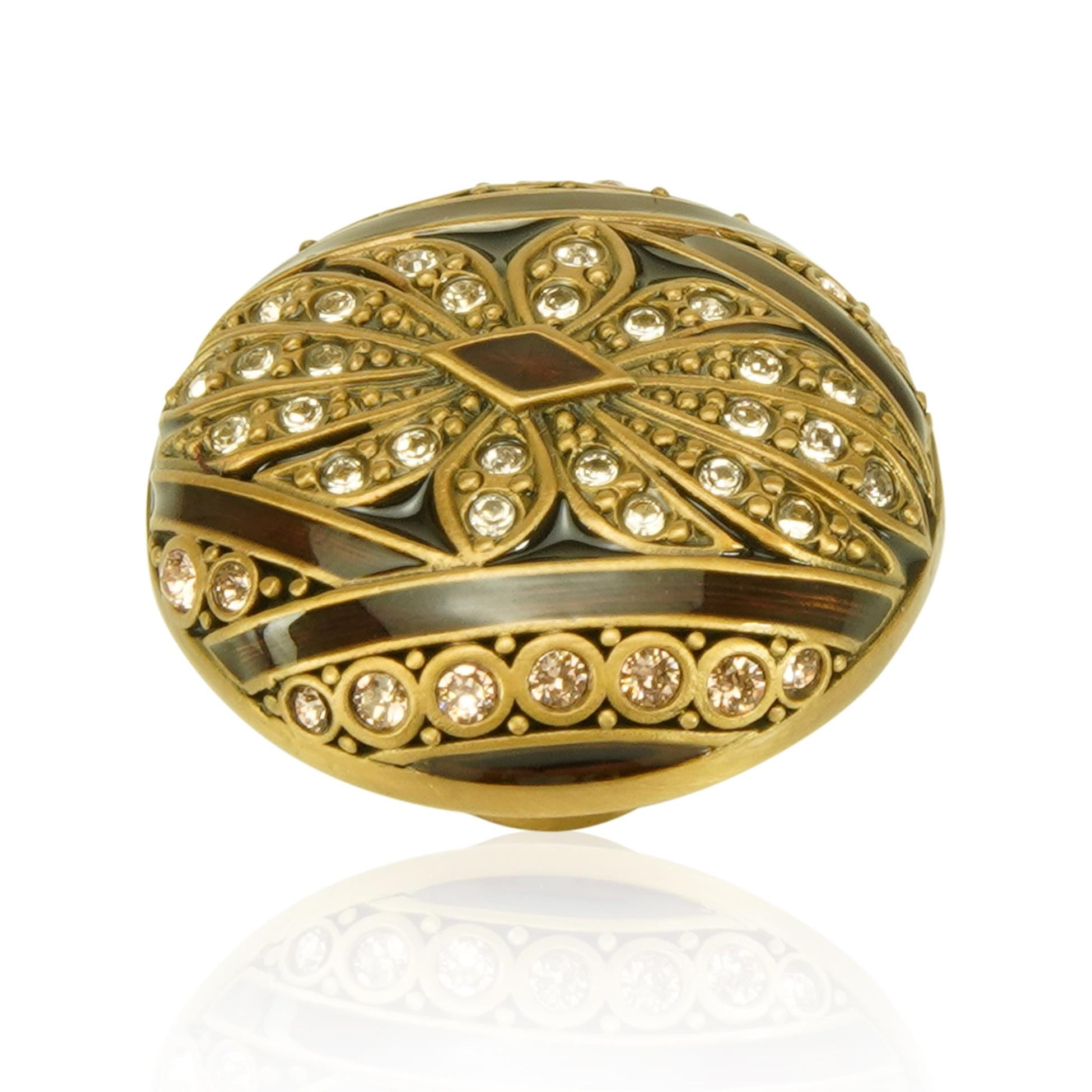 museum gold knob