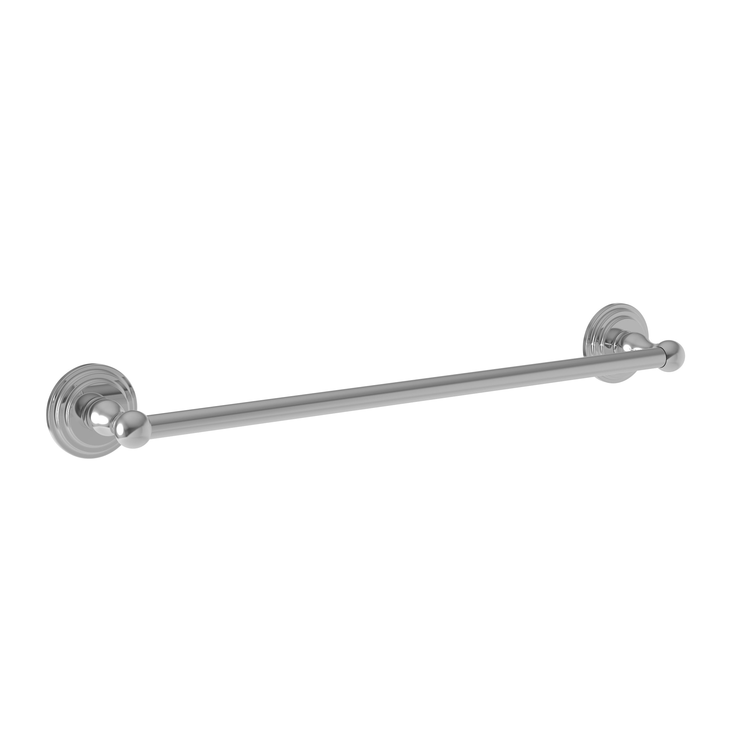 polished chrome towel bar