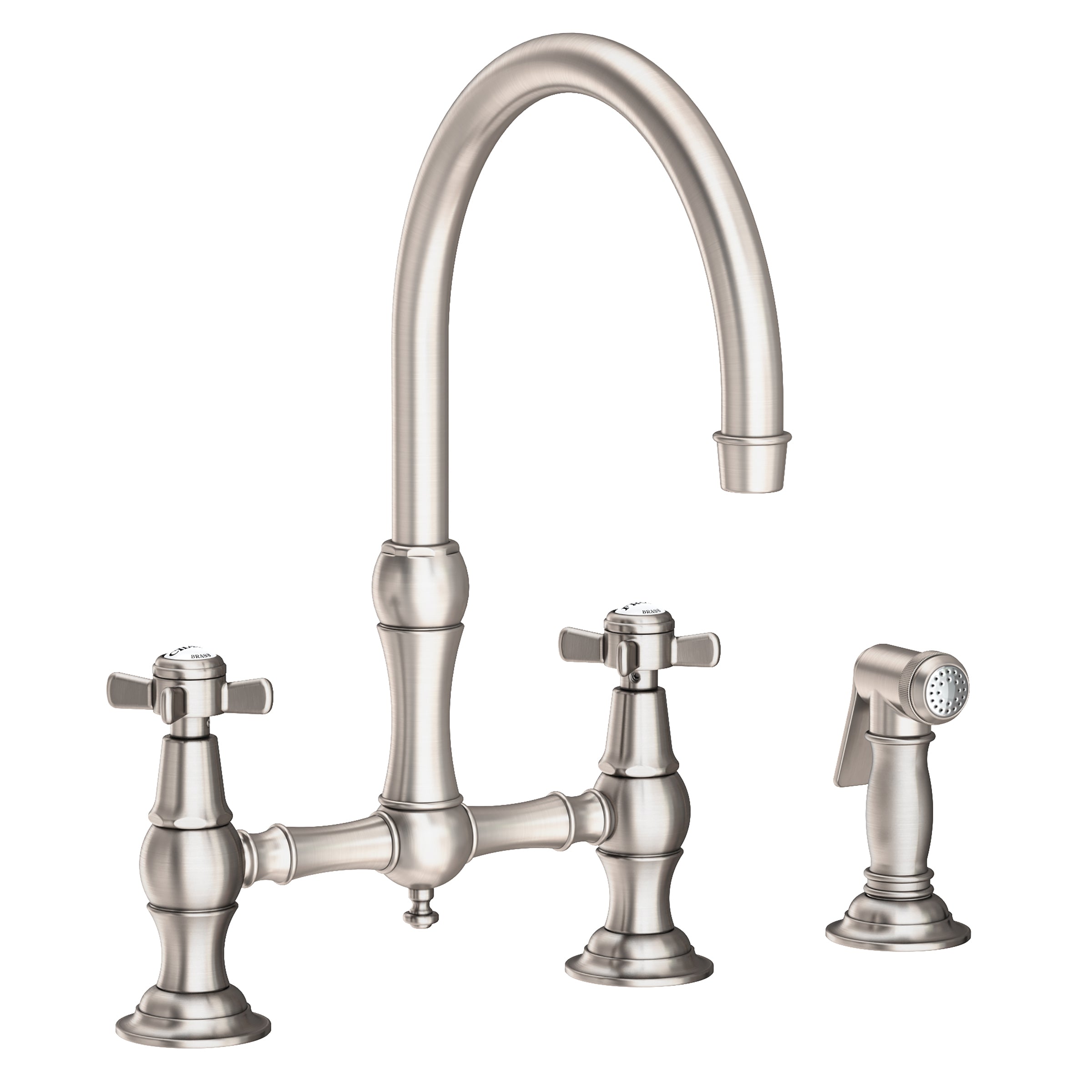 Newport Brass Fairfield Kitchen Bridge Faucet with Side Spray