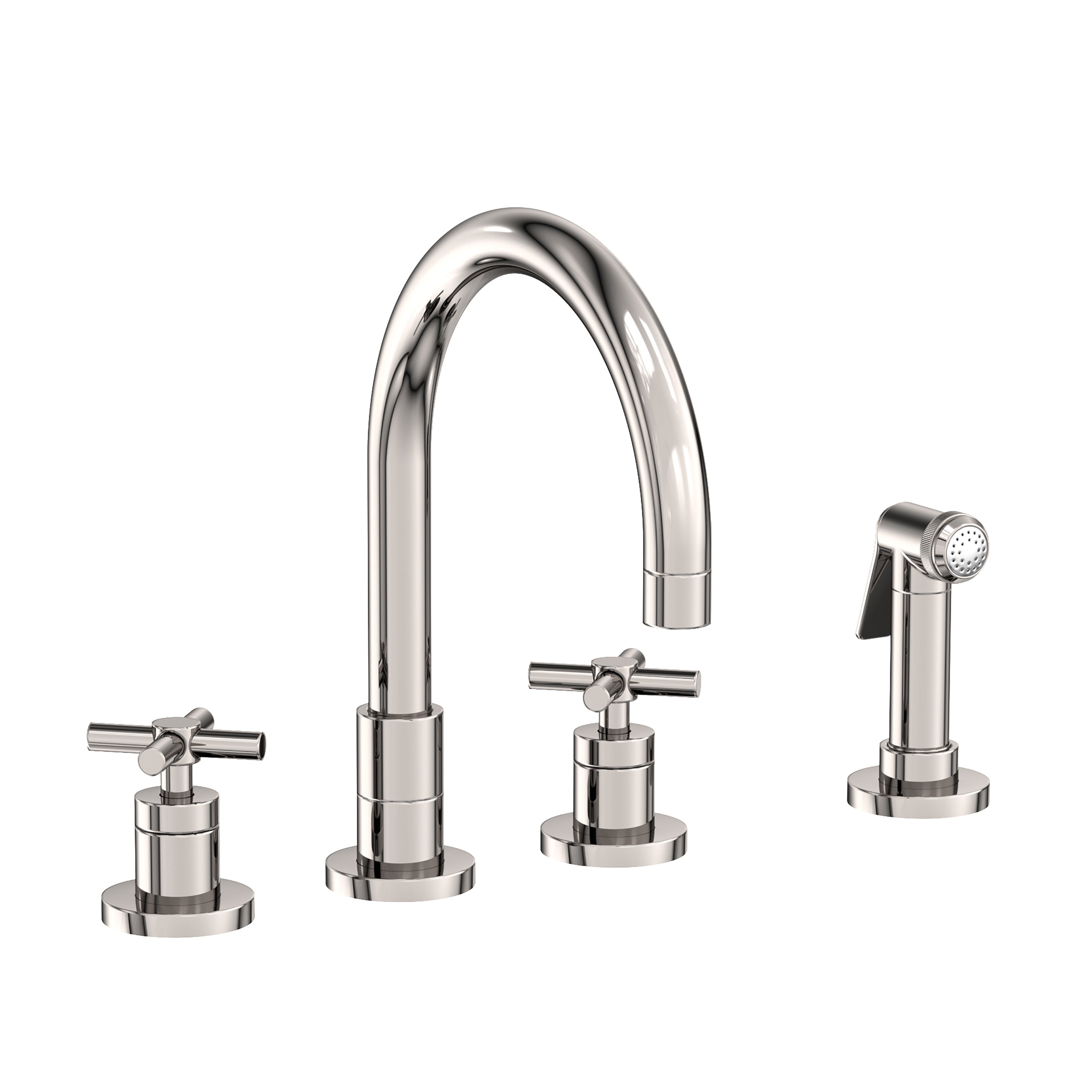 Newport Brass East Linear Kitchen Faucet with Side Spray