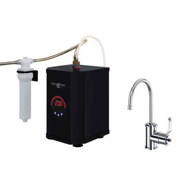polished chrome faucet kit
