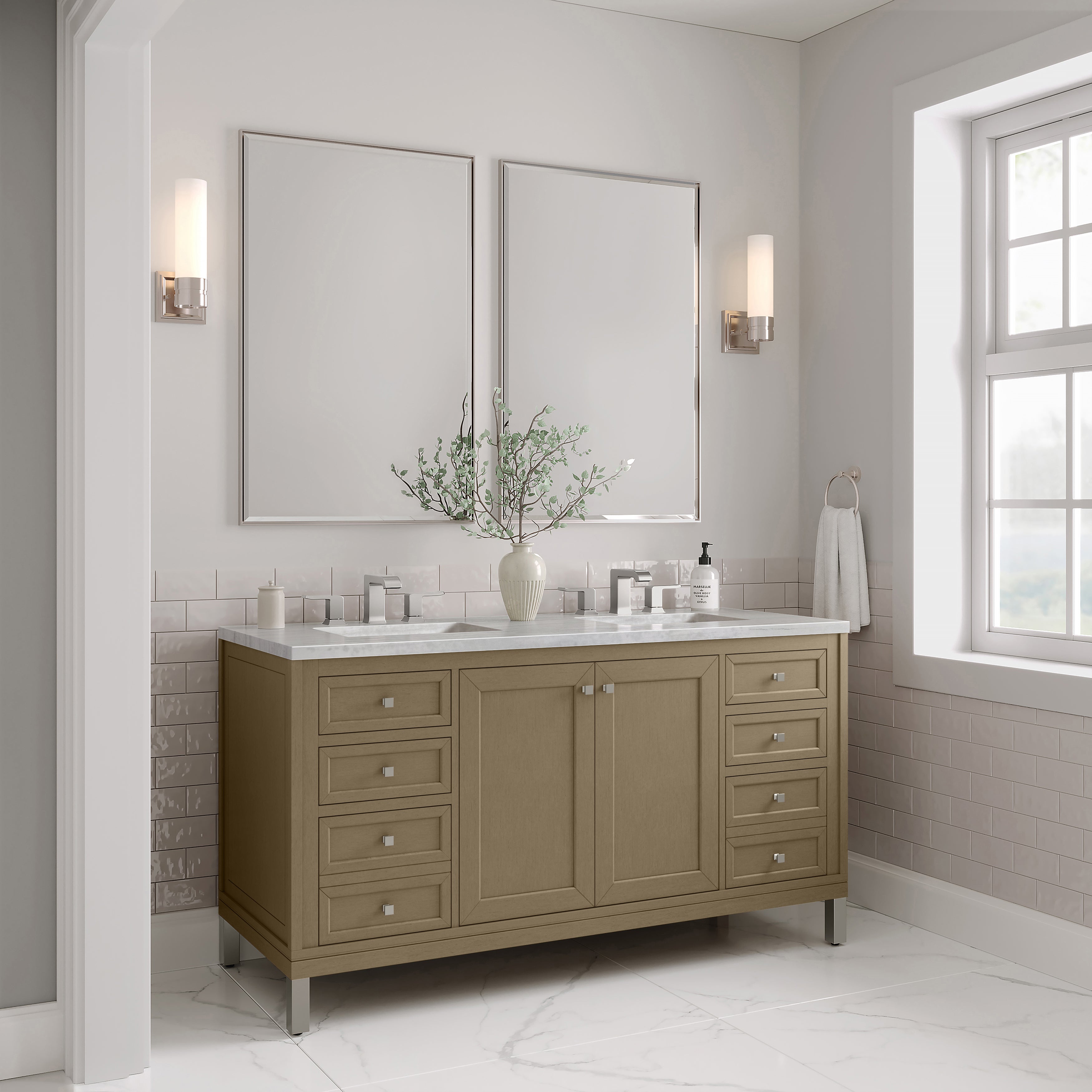 arctic fall solid surface top vanity