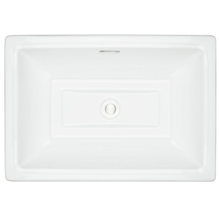 white glaze sink