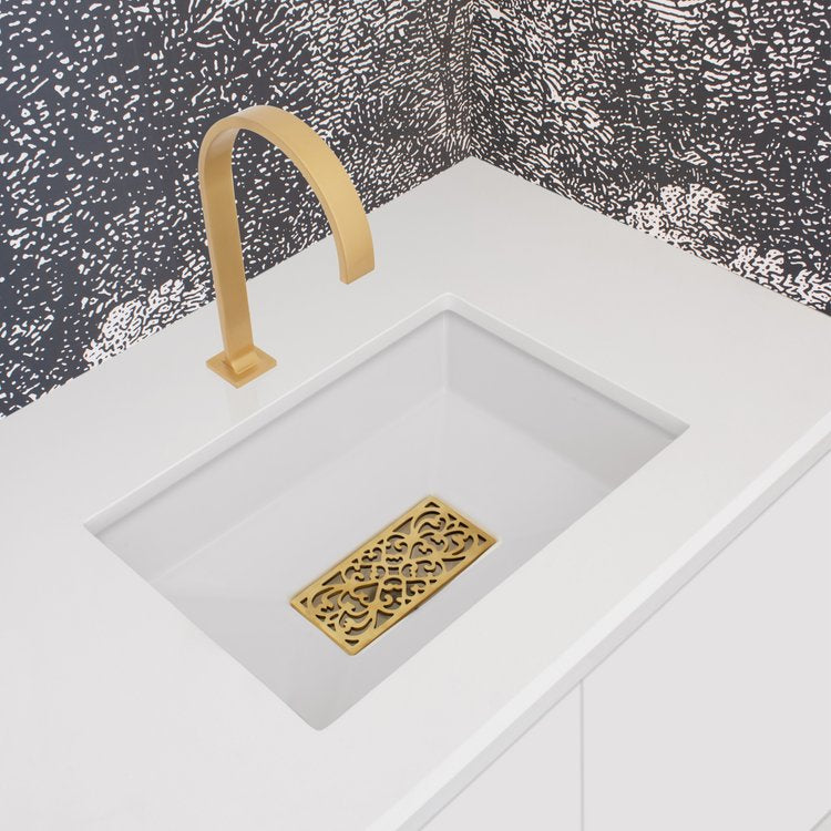 white glaze sink