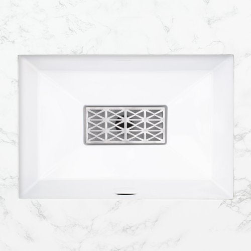 satin stainless steel grate