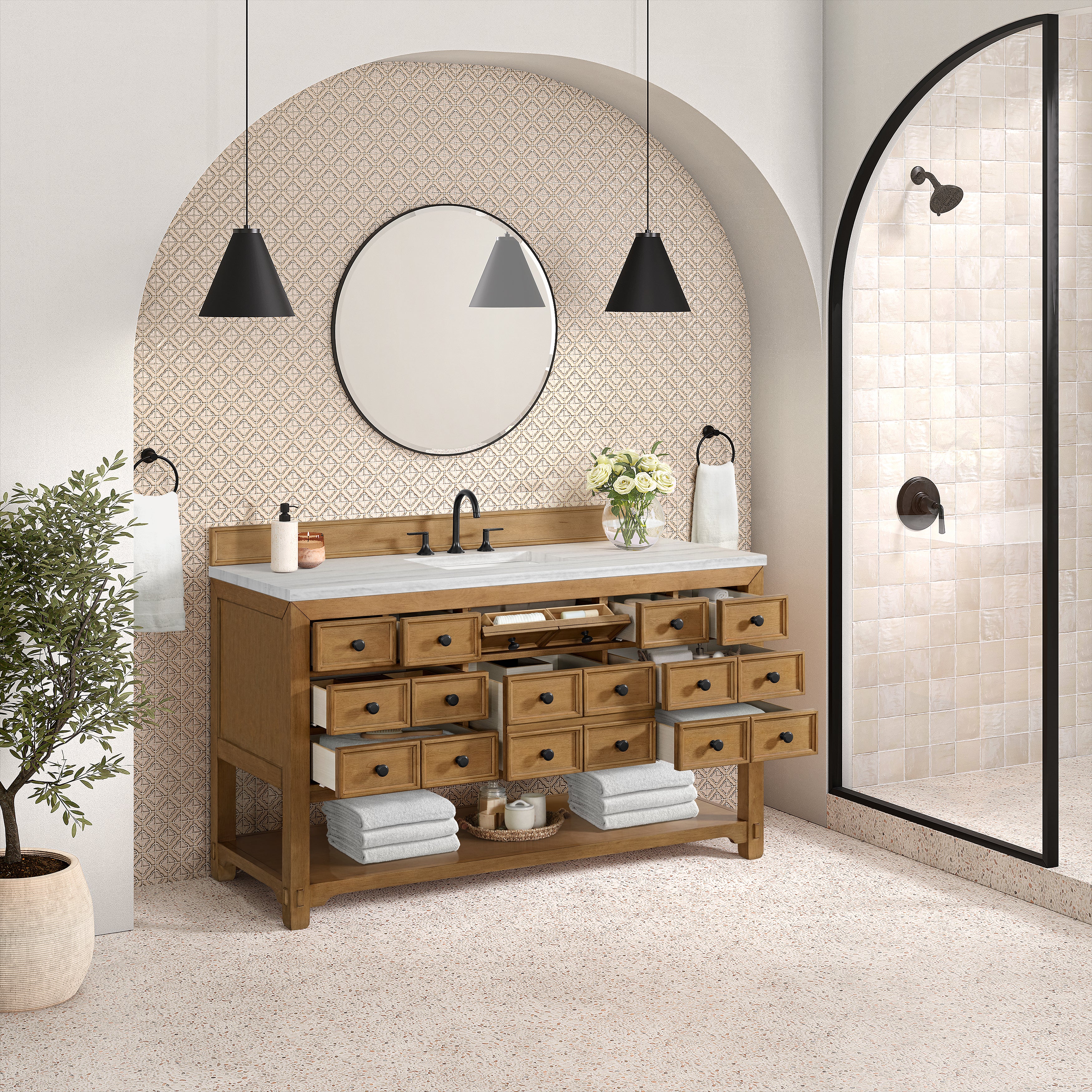 arctic fall top vanity