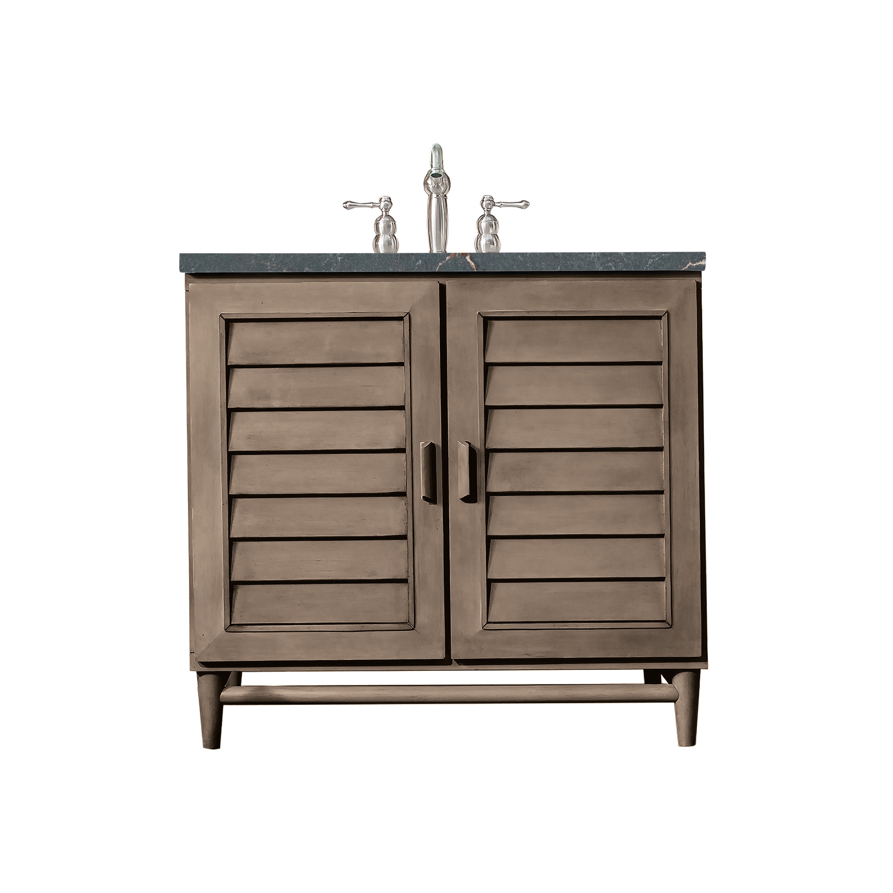James Martin Vanities Portland 36" Single Vanity Whitewashed Walnut