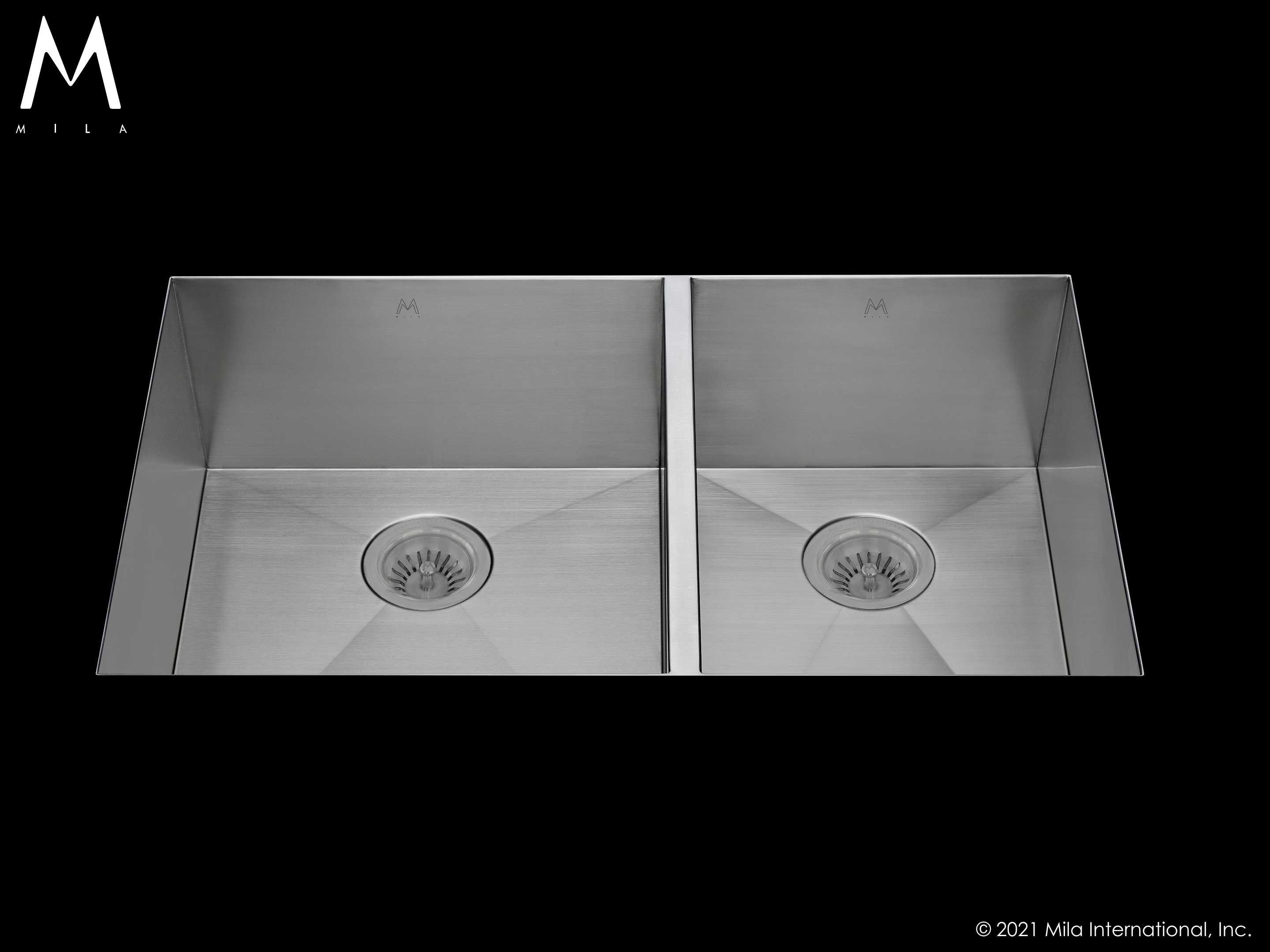 satin brushed ss kitchen sink