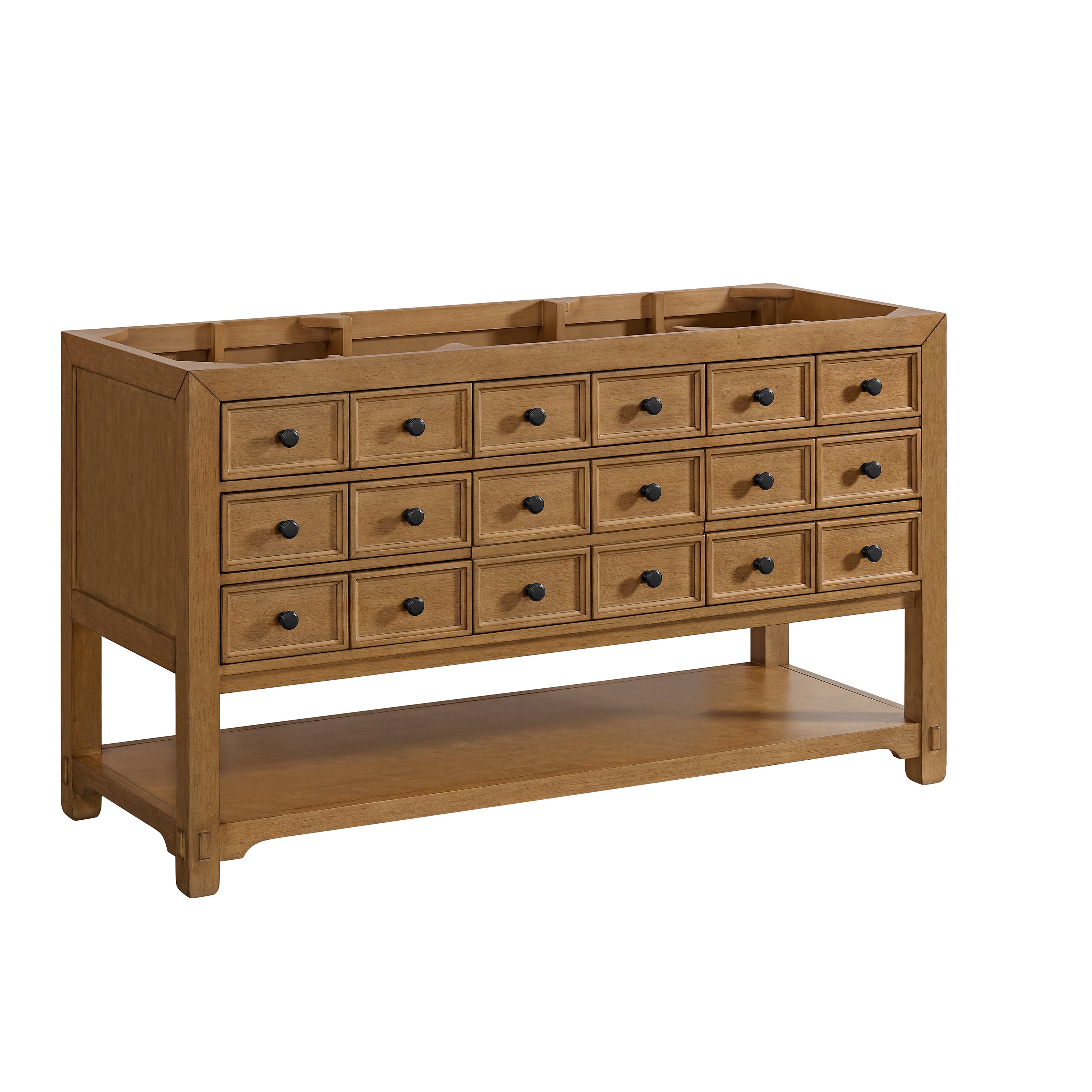 James Martin Vanities Malibu 60" Single Vanity - Amber Birch