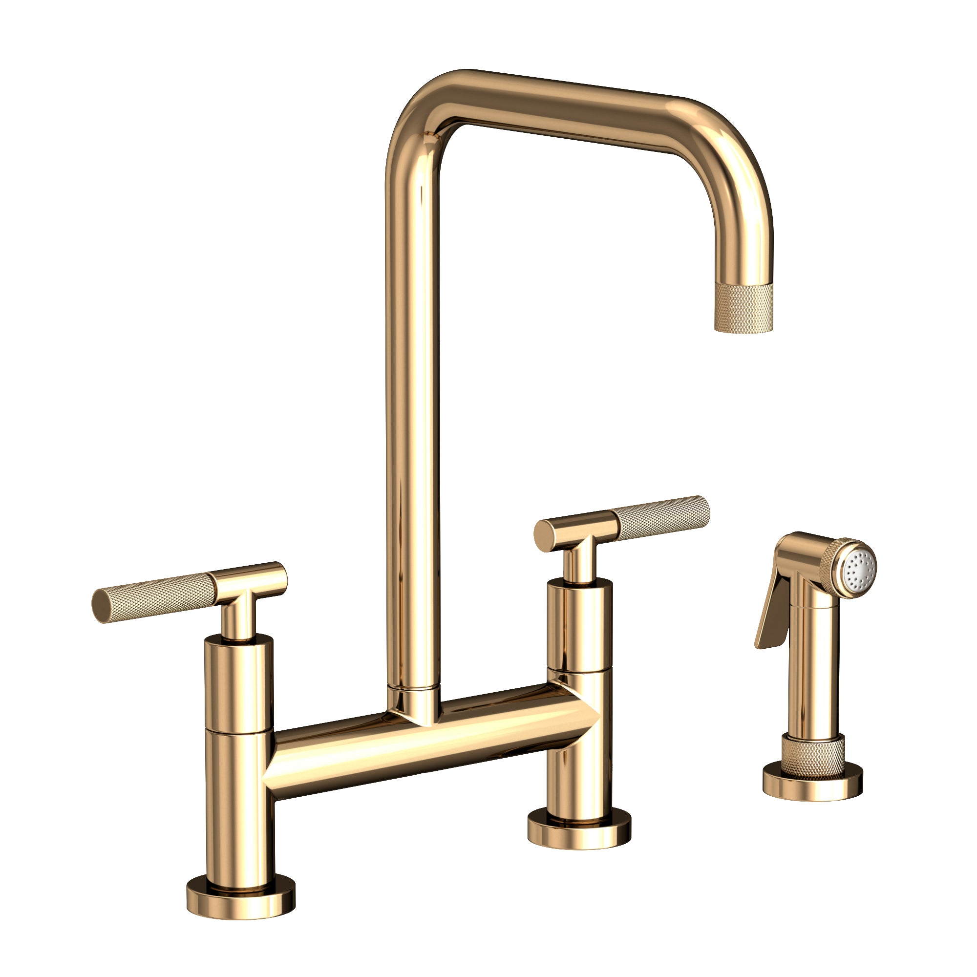 Newport Brass Muncy Kitchen Bridge Faucet with Side Spray
