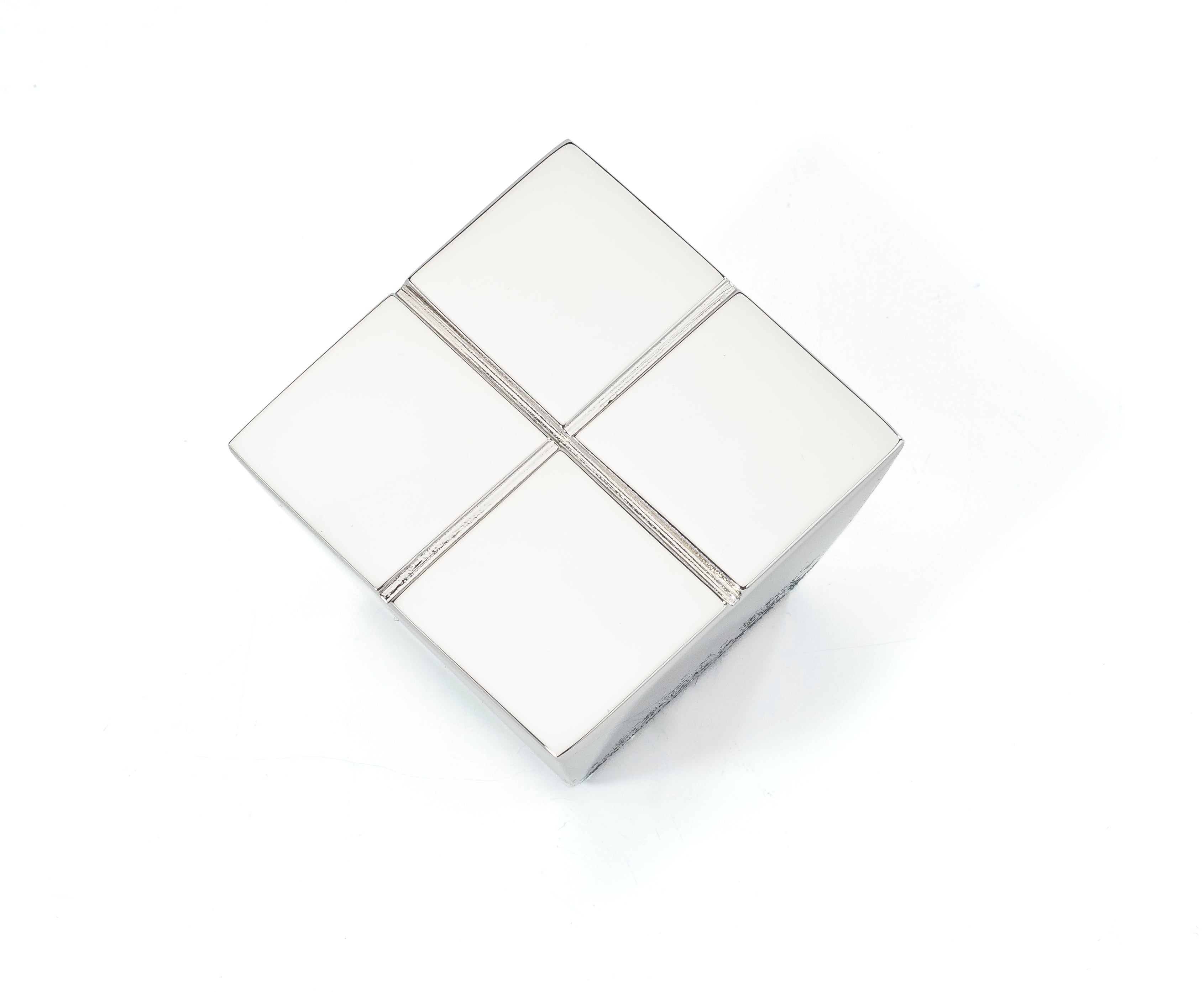 polished nickel knob