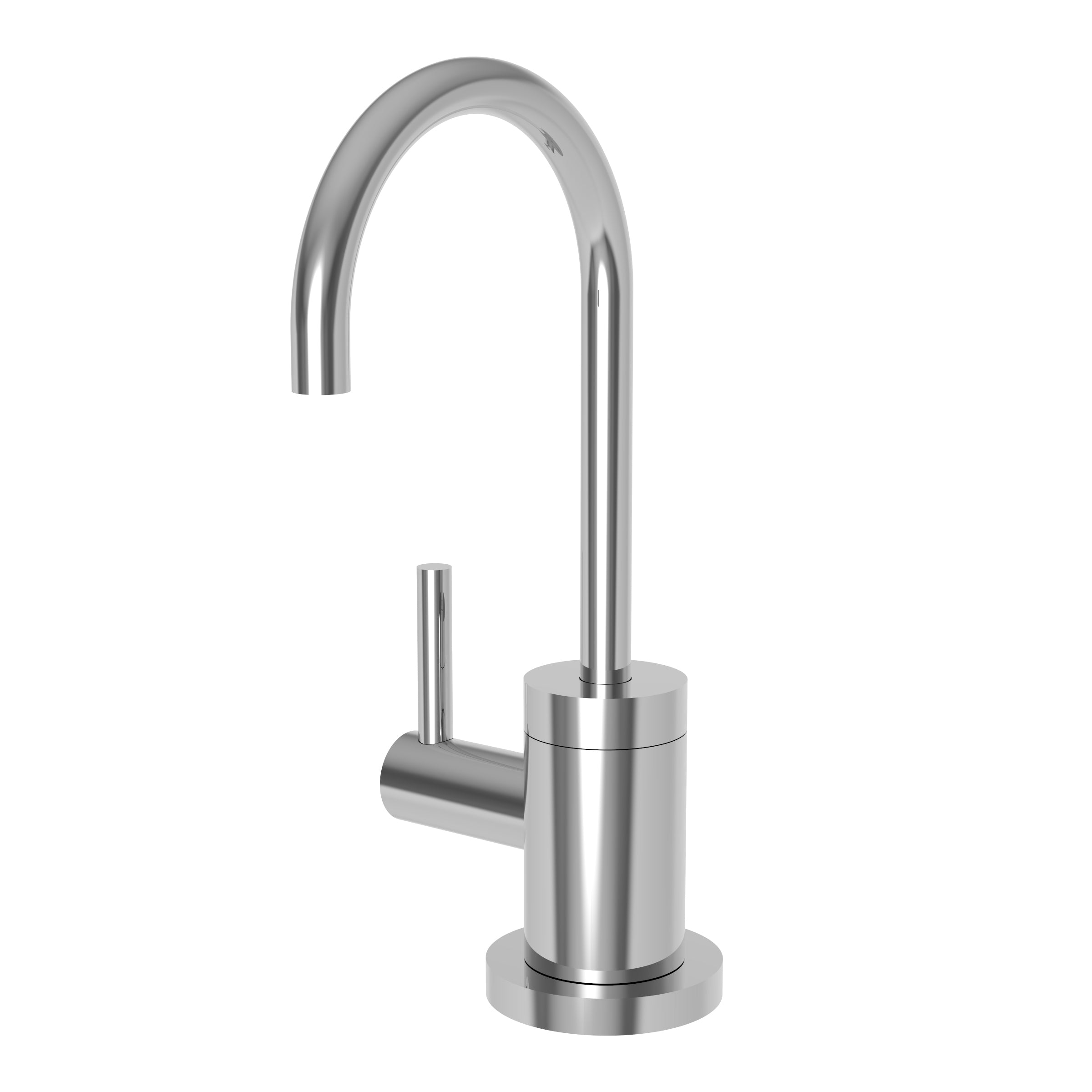 polished chrome water dispenser