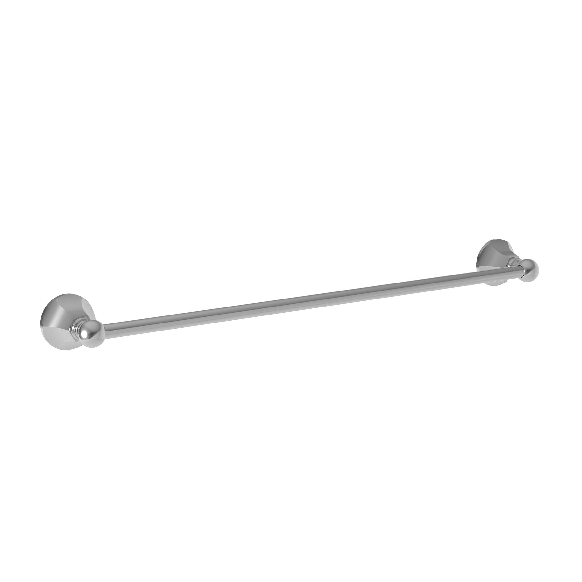 polished chrome towel bar