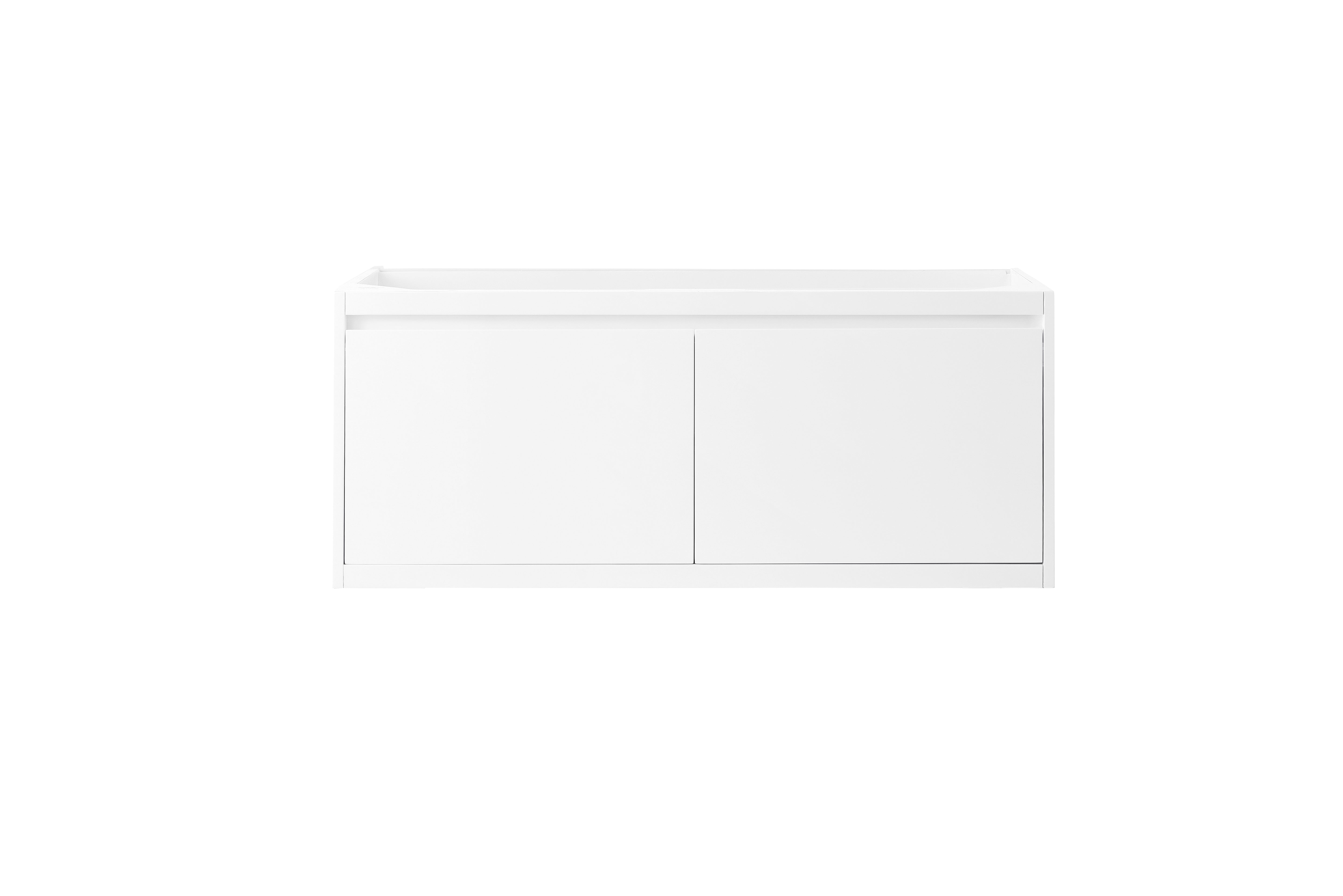 glossy white Vanity