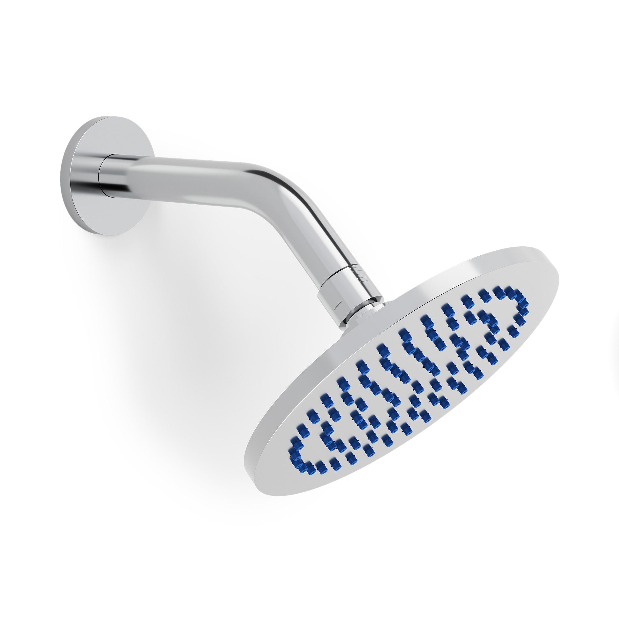 polished chrome showerhead