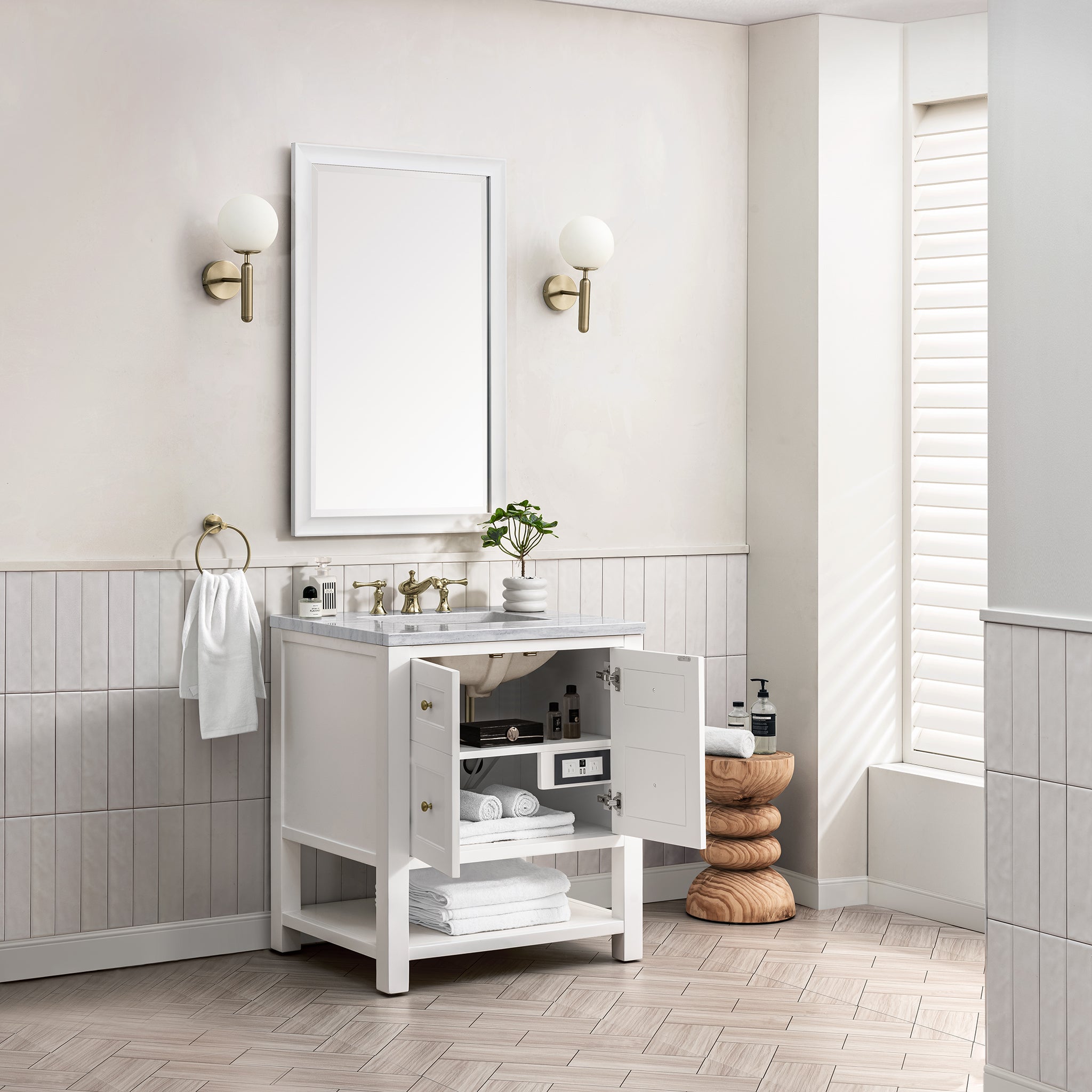 arctic fall top vanity