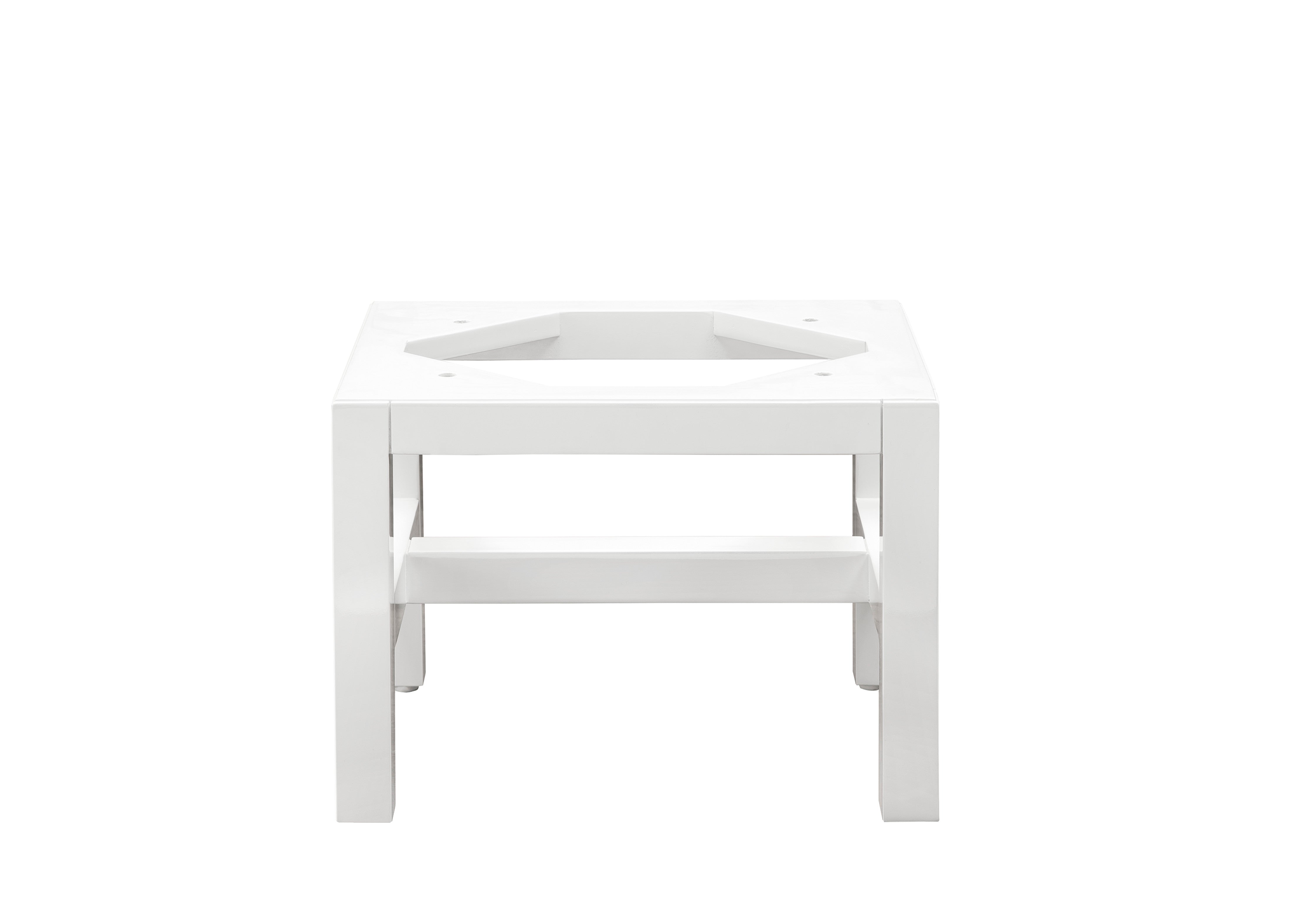 glossy white hutch