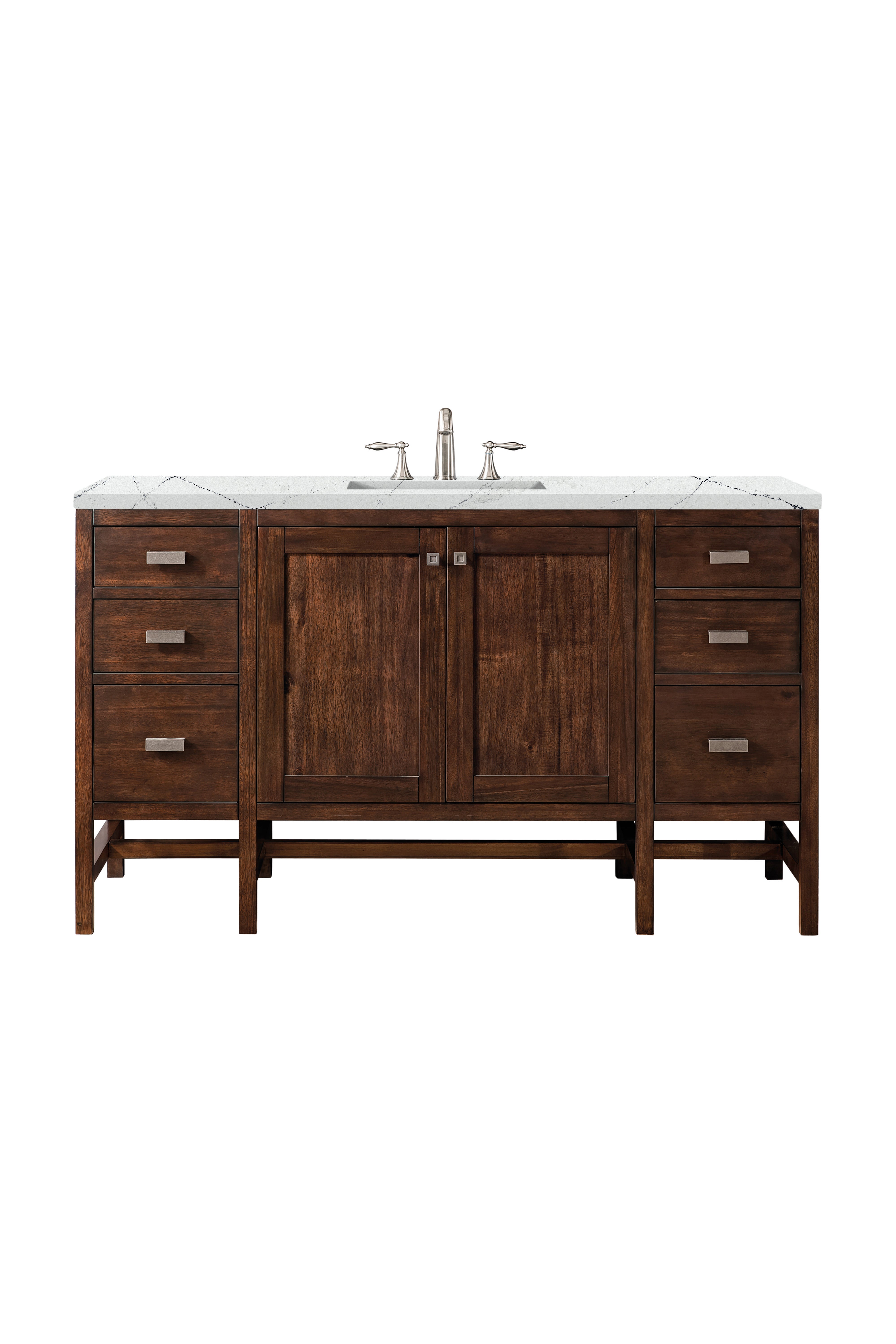 James Martin Vanities Addison 60" Single Vanity - Mid-Century Acacia