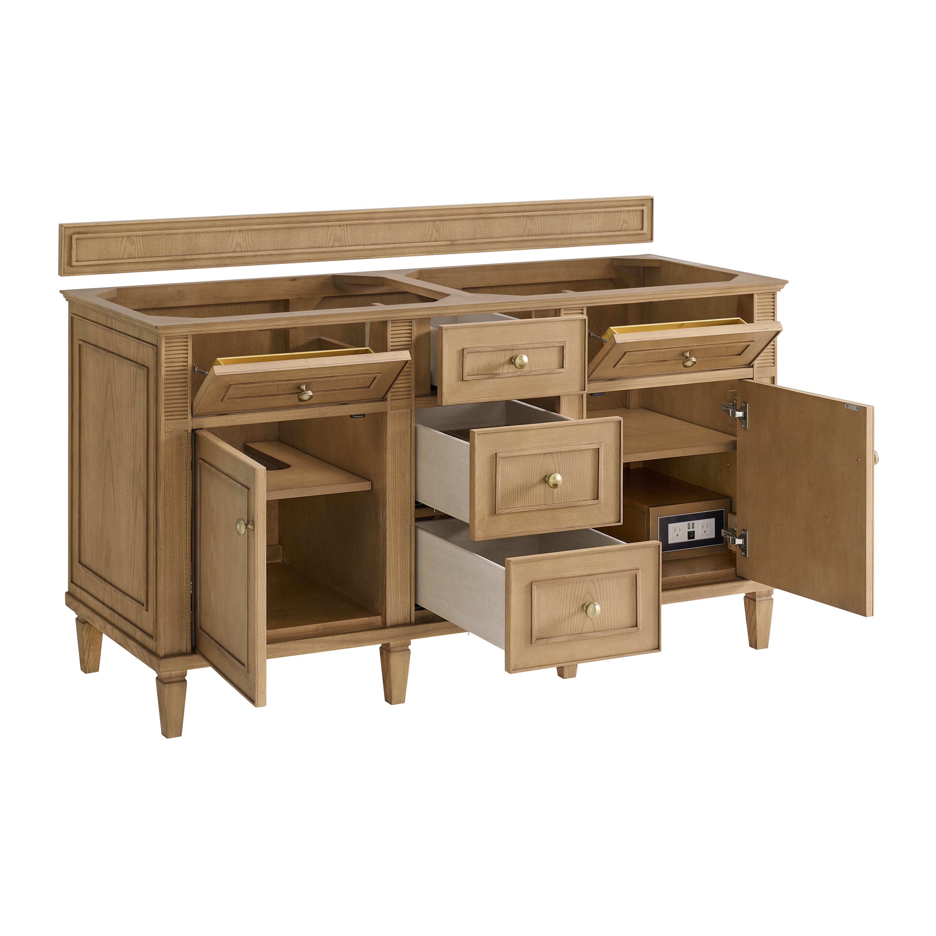 arctic fall solid surface top vanity