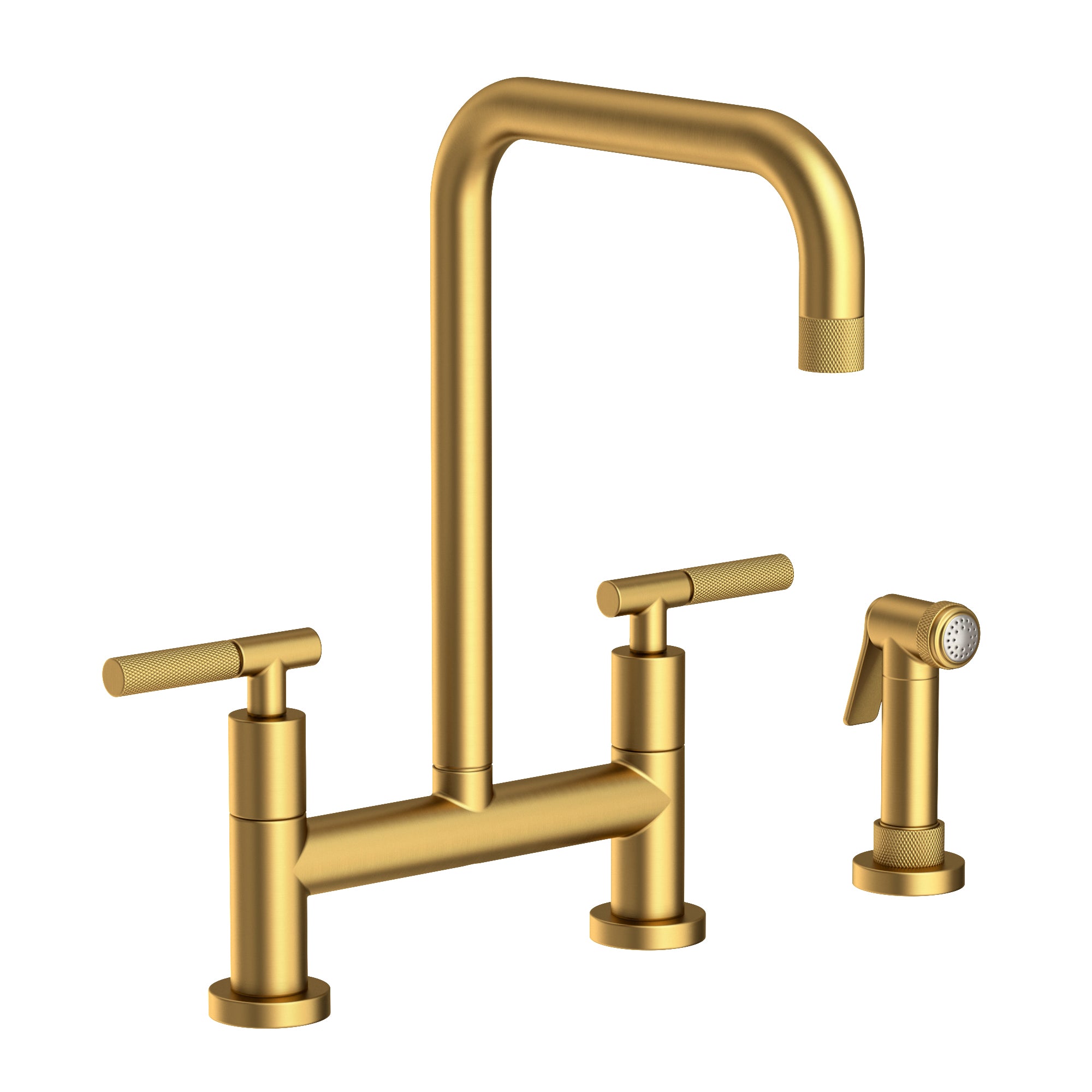 Newport Brass Muncy Kitchen Bridge Faucet with Side Spray