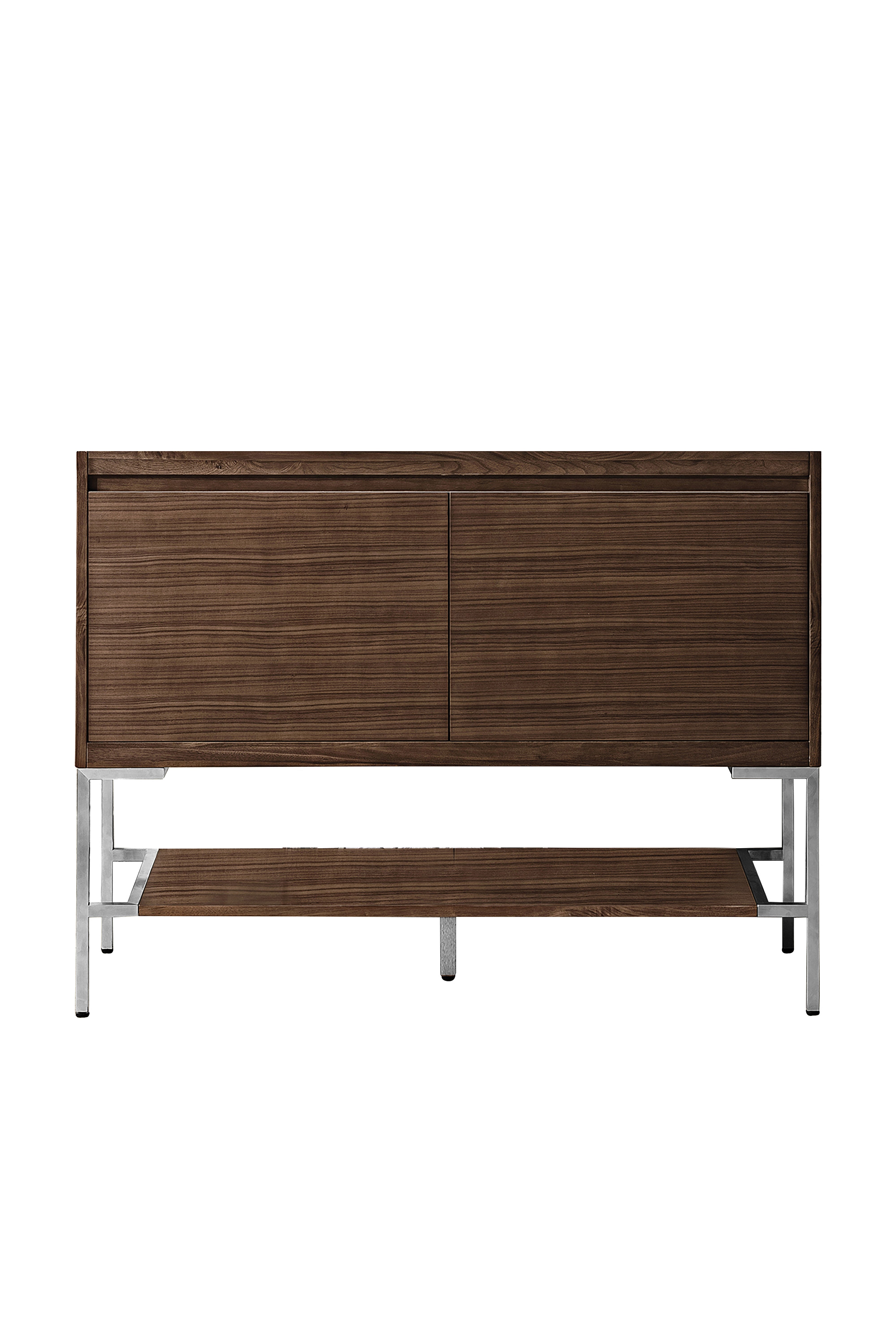 James Martin Vanities Mantova 47.3" Single Vanity Cabinet With Brushed Nickel Base