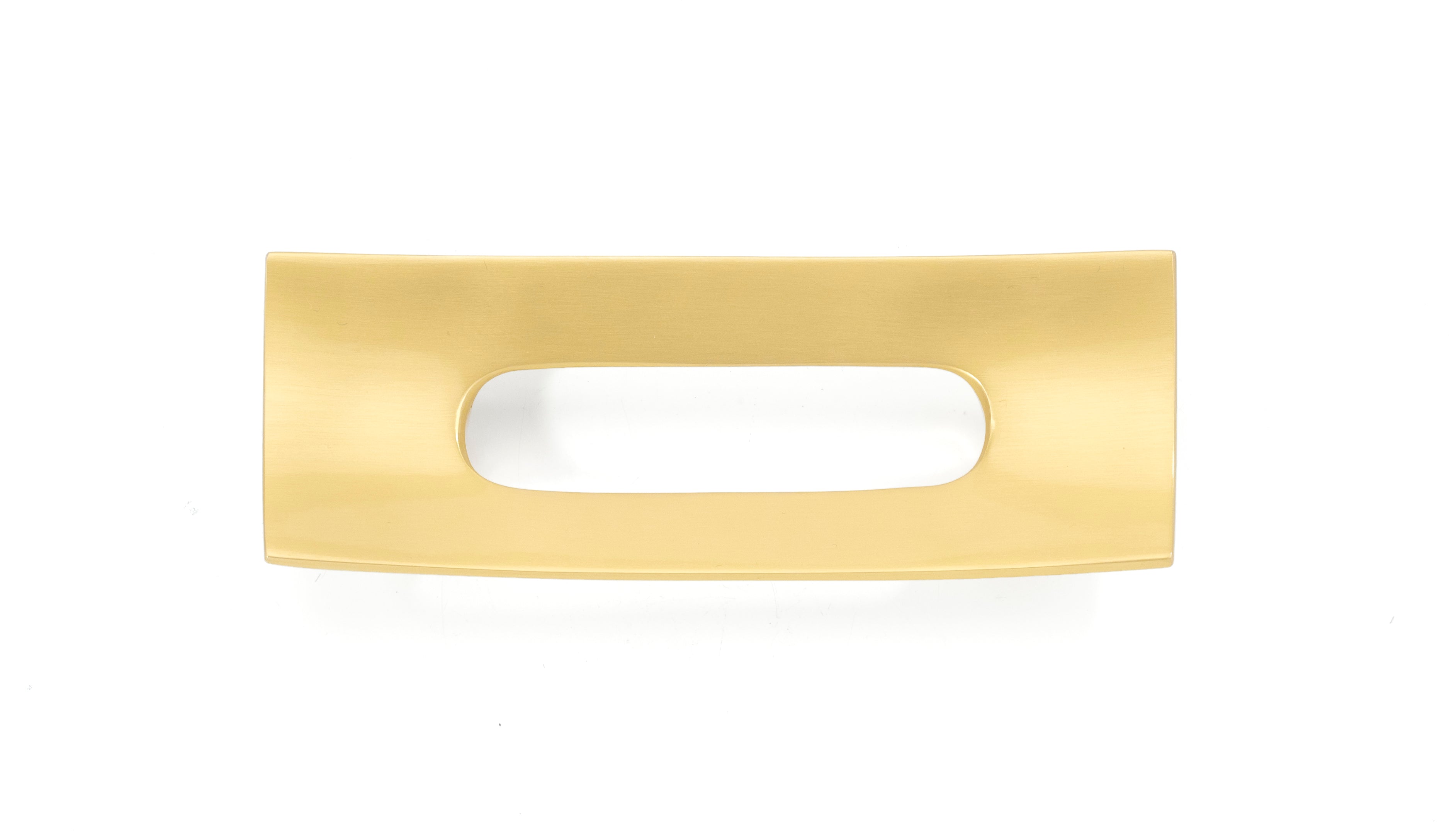 satin brass pull