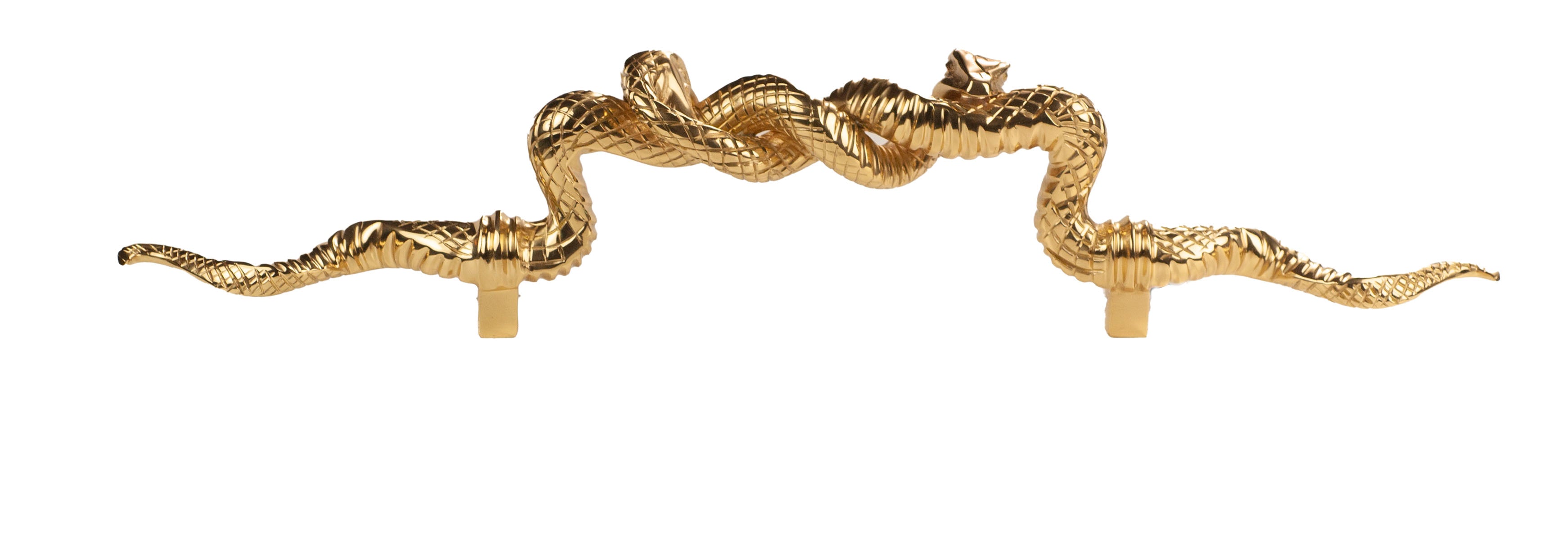 satin brass pull