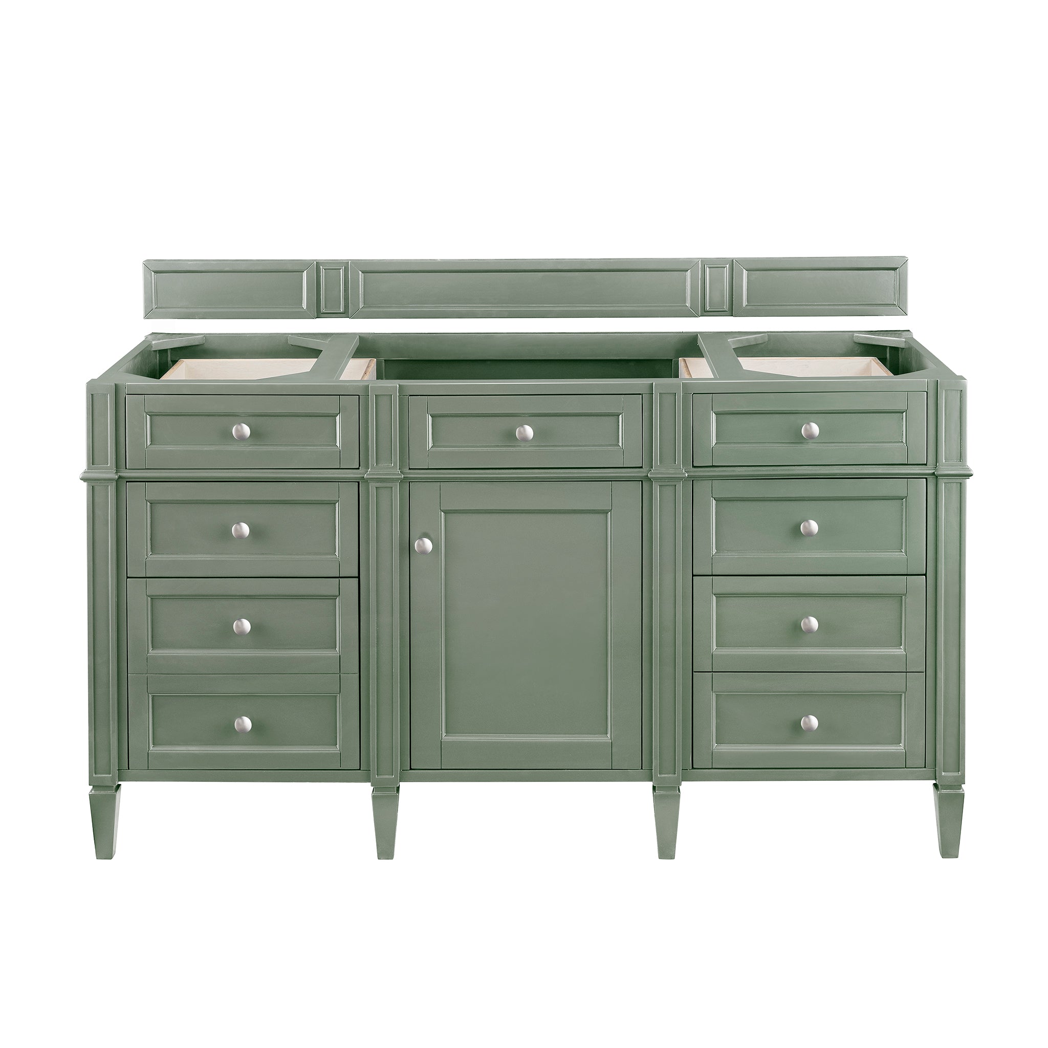 James Martin Vanities Brittany 60" Single Vanity - Smokey Celadon