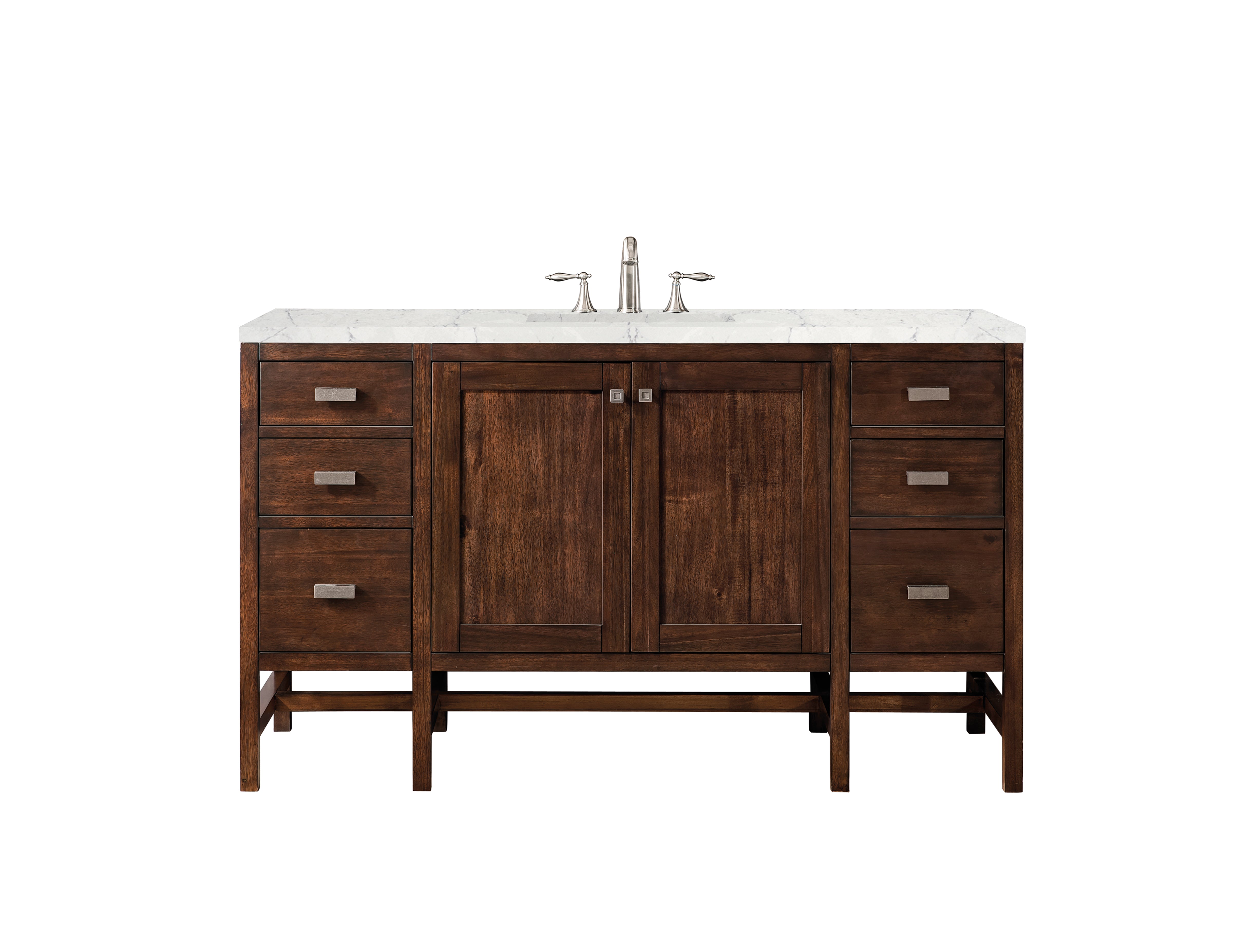 James Martin Vanities Addison 60" Single Vanity - Mid-Century Acacia