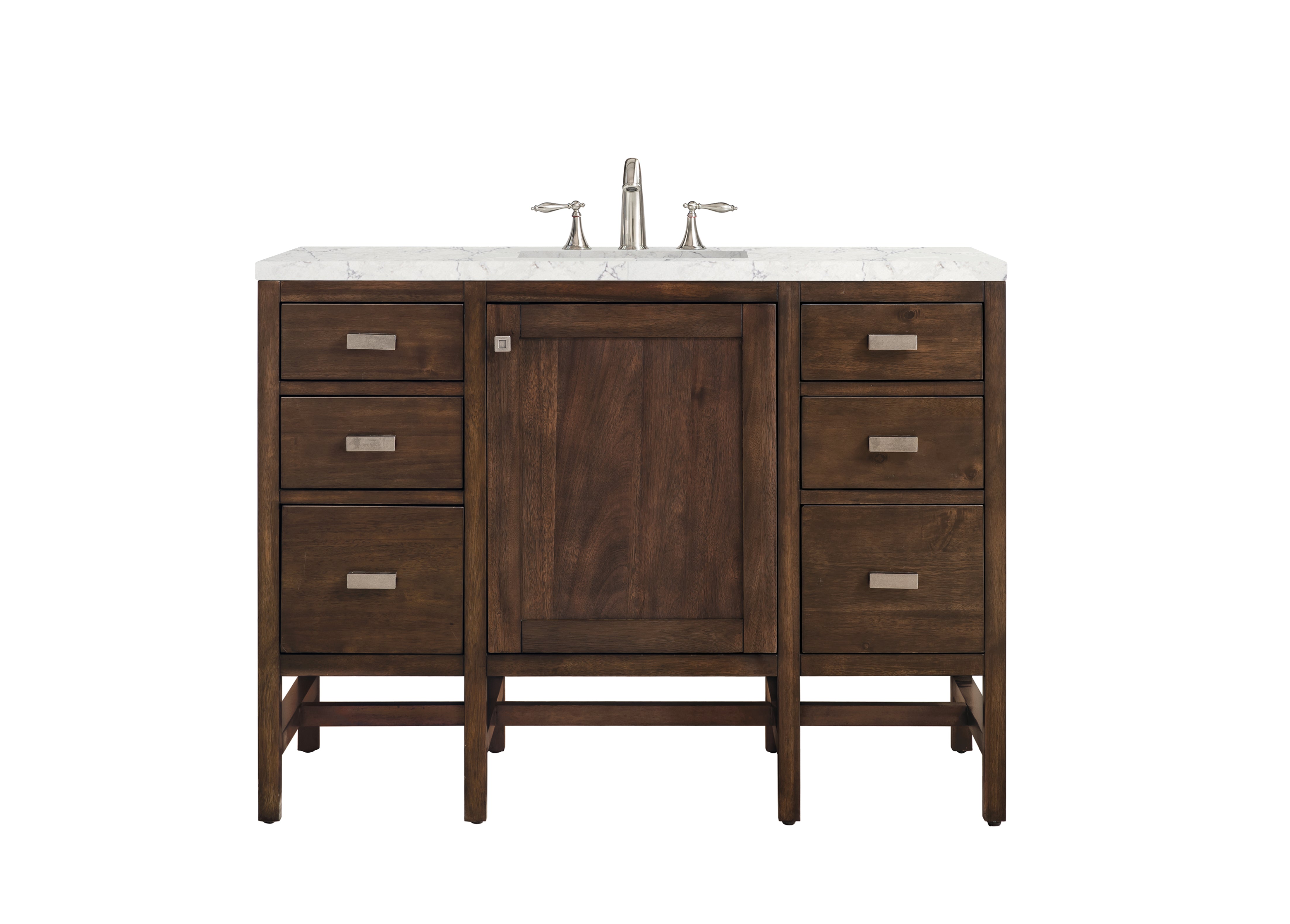 James Martin Vanities Addison 48" Single Vanity - Mid-Century Acacia