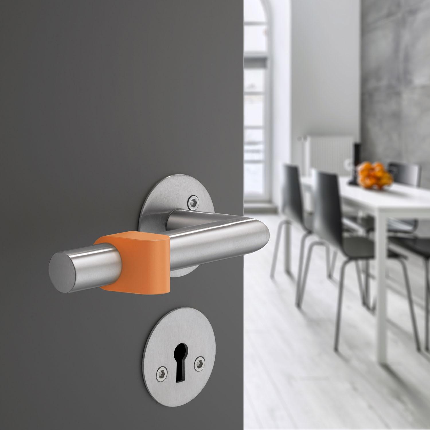 orange door stop
