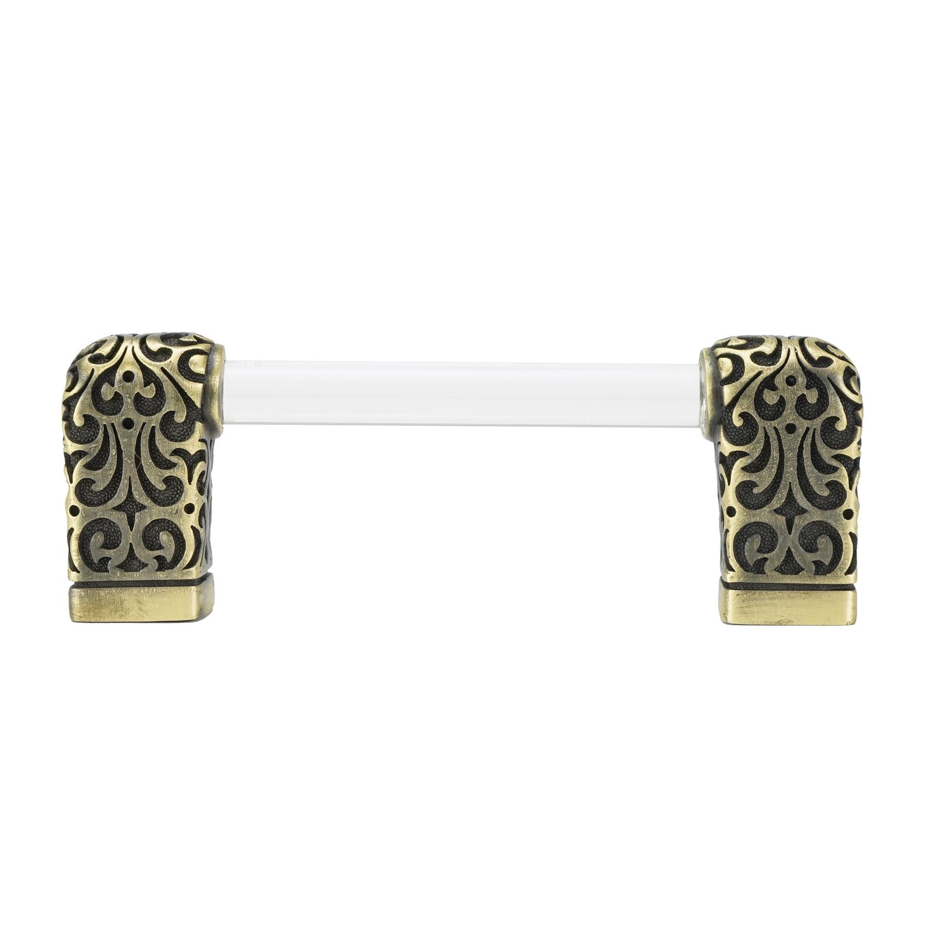 burnish brass pull
